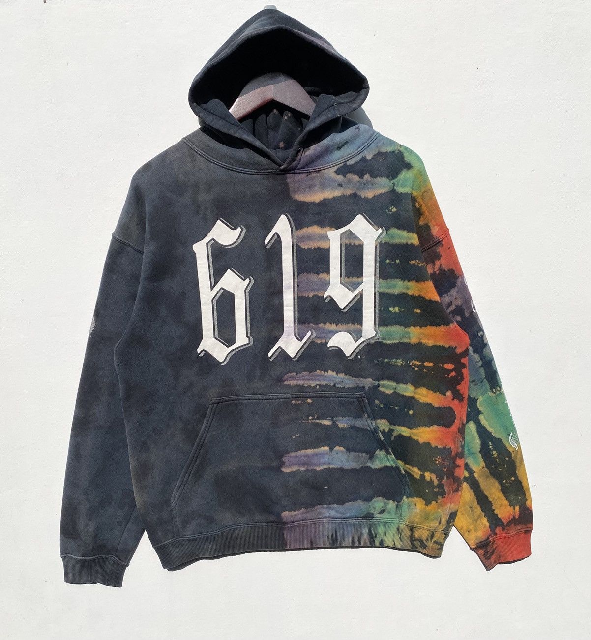 WWE Vintage 2003 Rey Mysterio 619 WWE Hoodie Tie Dye SunFaded Size US M / EU 48-50 / 2 - 1 Thumbnail