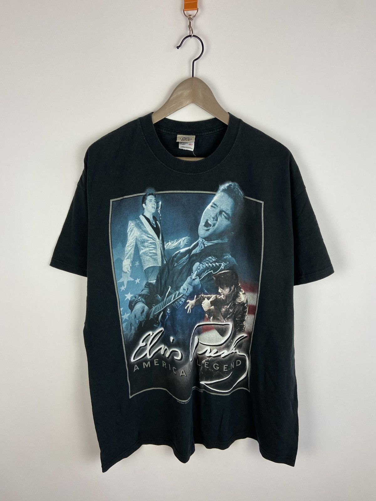 Liquid Blue Vintage Elvis Presley Liquid Blue Shirt Y2K American Legend Size US XL / EU 56 / 4 - 1 Thumbnail