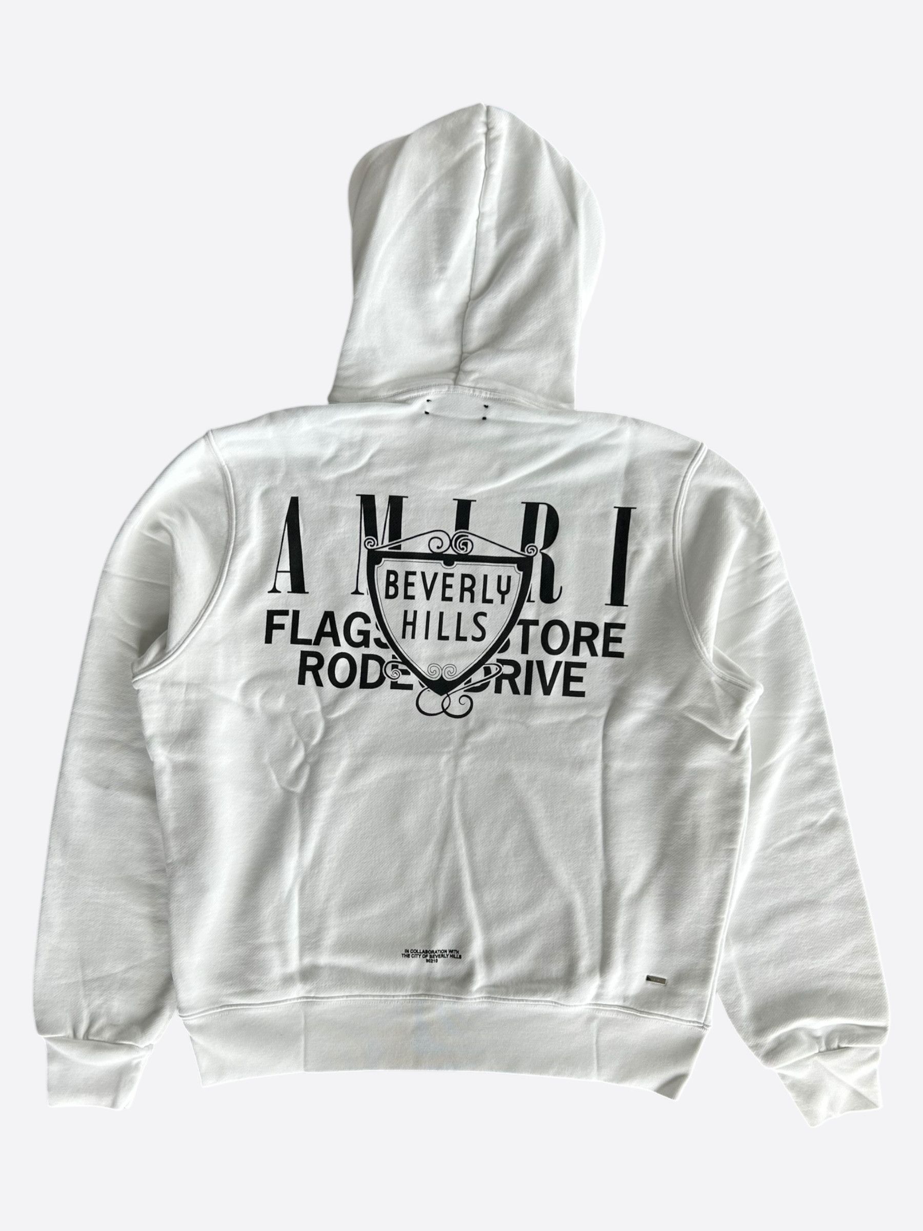 Amiri Amiri White & Black Beverly Hills Hoodie Size US S / EU 44-46 / 1 - 2 Thumbnail