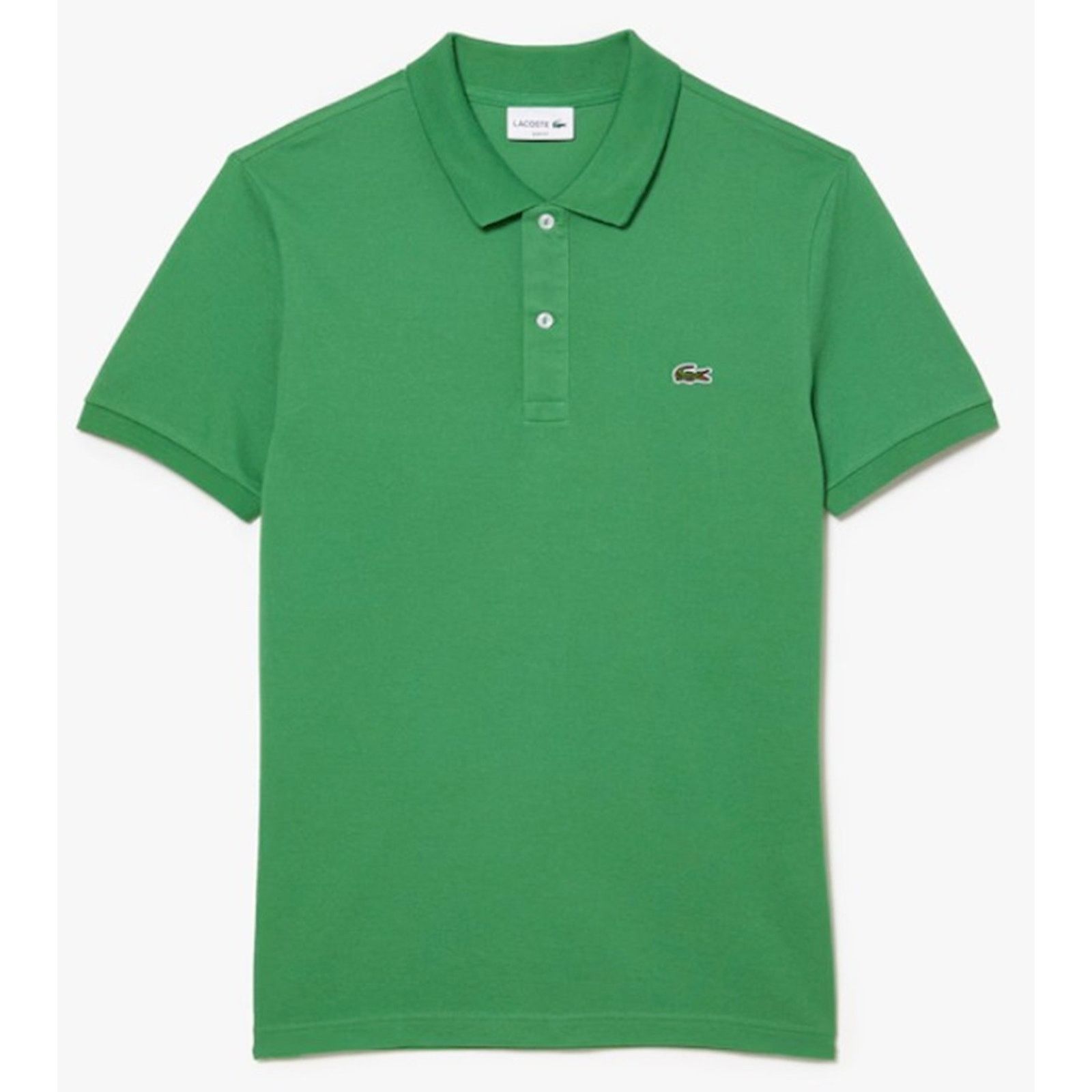 Lacoste Lacoste Mens Short Classic Chine L.1212 Polo Shirt C Green S Size US S / EU 44-46 / 1 - 1 Thumbnail
