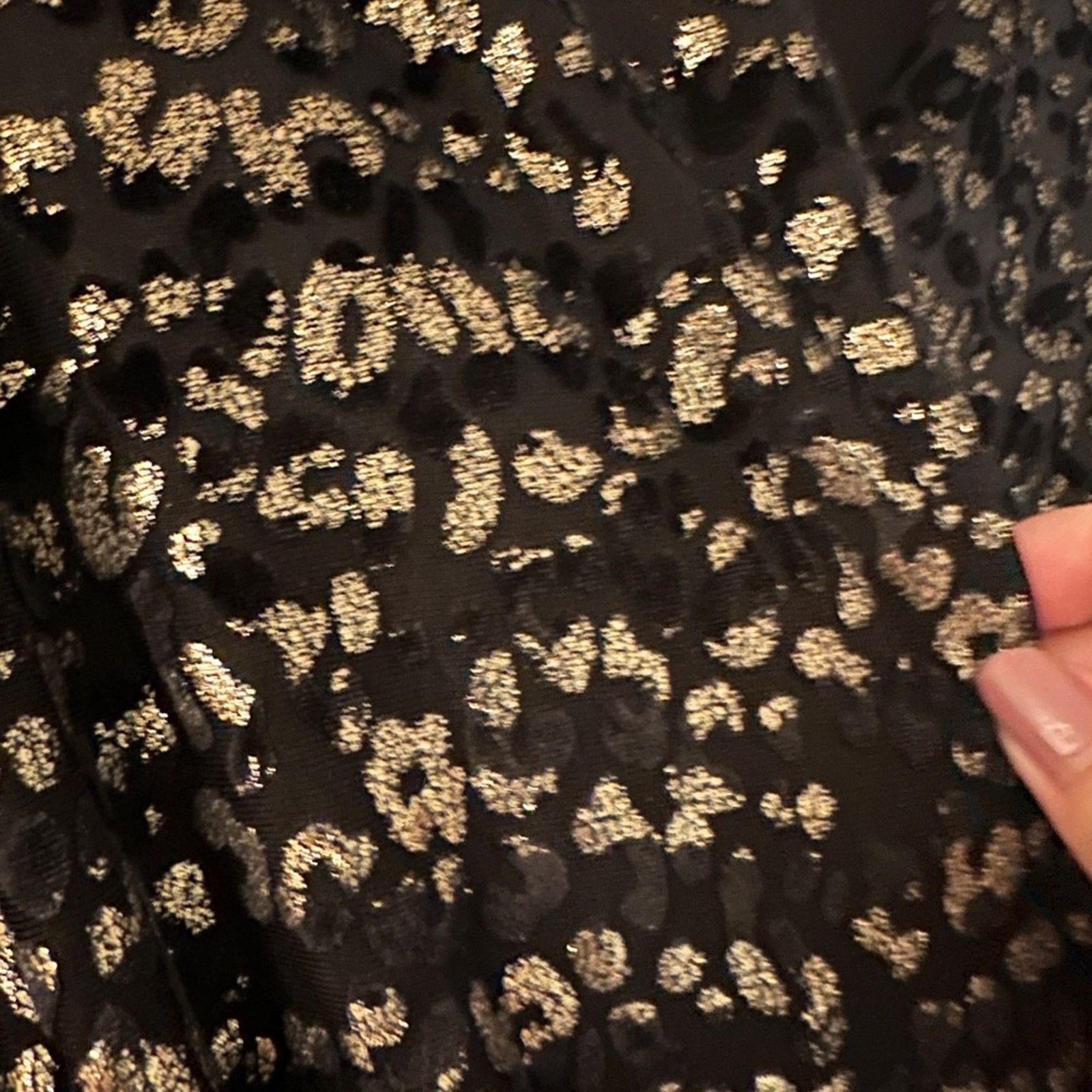 Other Jeff Gallano black and metallic animal print dress size 1 Size XS / US 0-2 / IT 36-38 - 4 Thumbnail