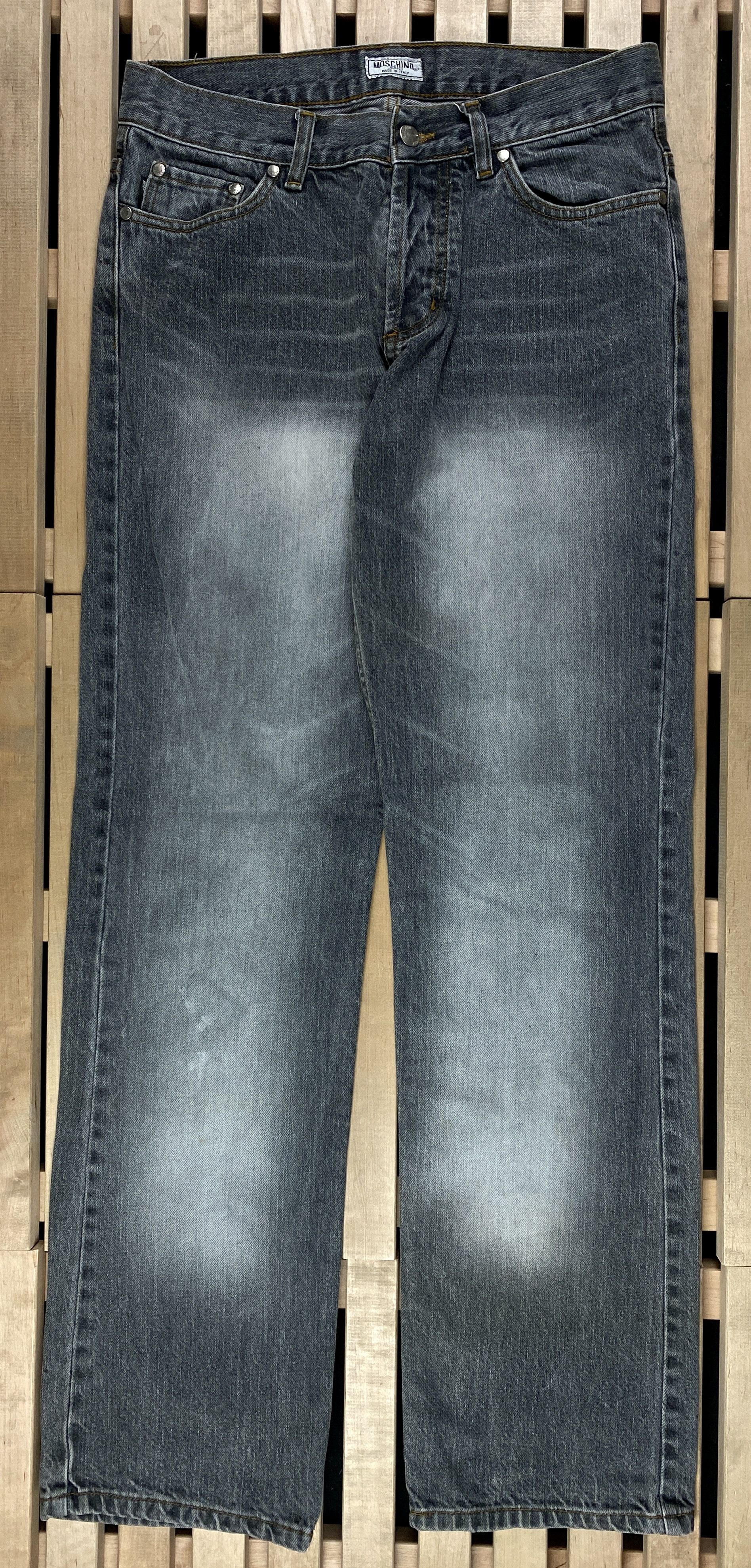 Moschino × Vintage Men’s Denim Jeans Pants Moschino Vintage Size 32 Gray Size US 32 / EU 48 - 1 Thumbnail