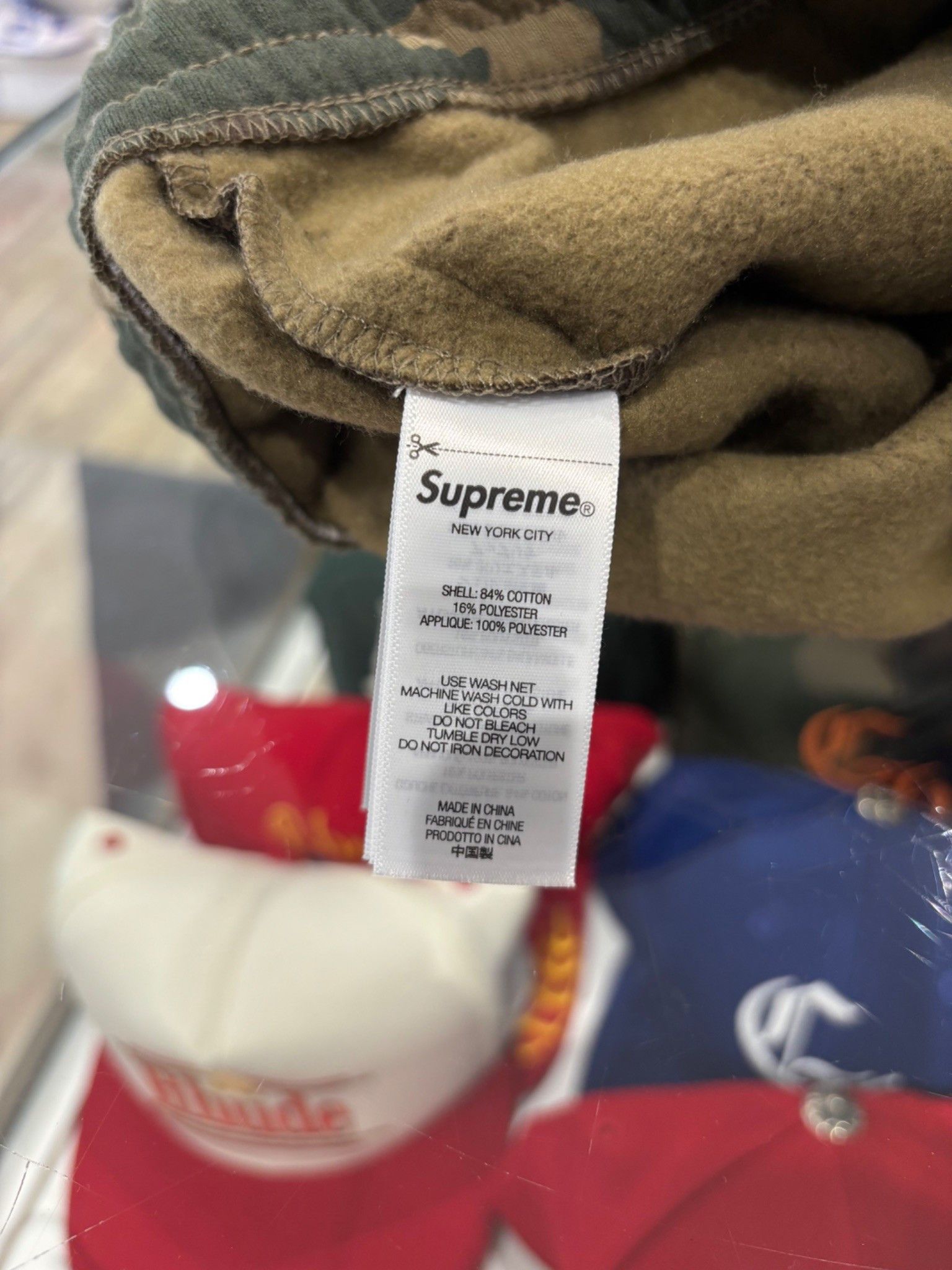 Supreme Supreme Satin Applique Sweatpant (SS26) Woodland Camo Size US 34 / EU 50 - 5 Thumbnail