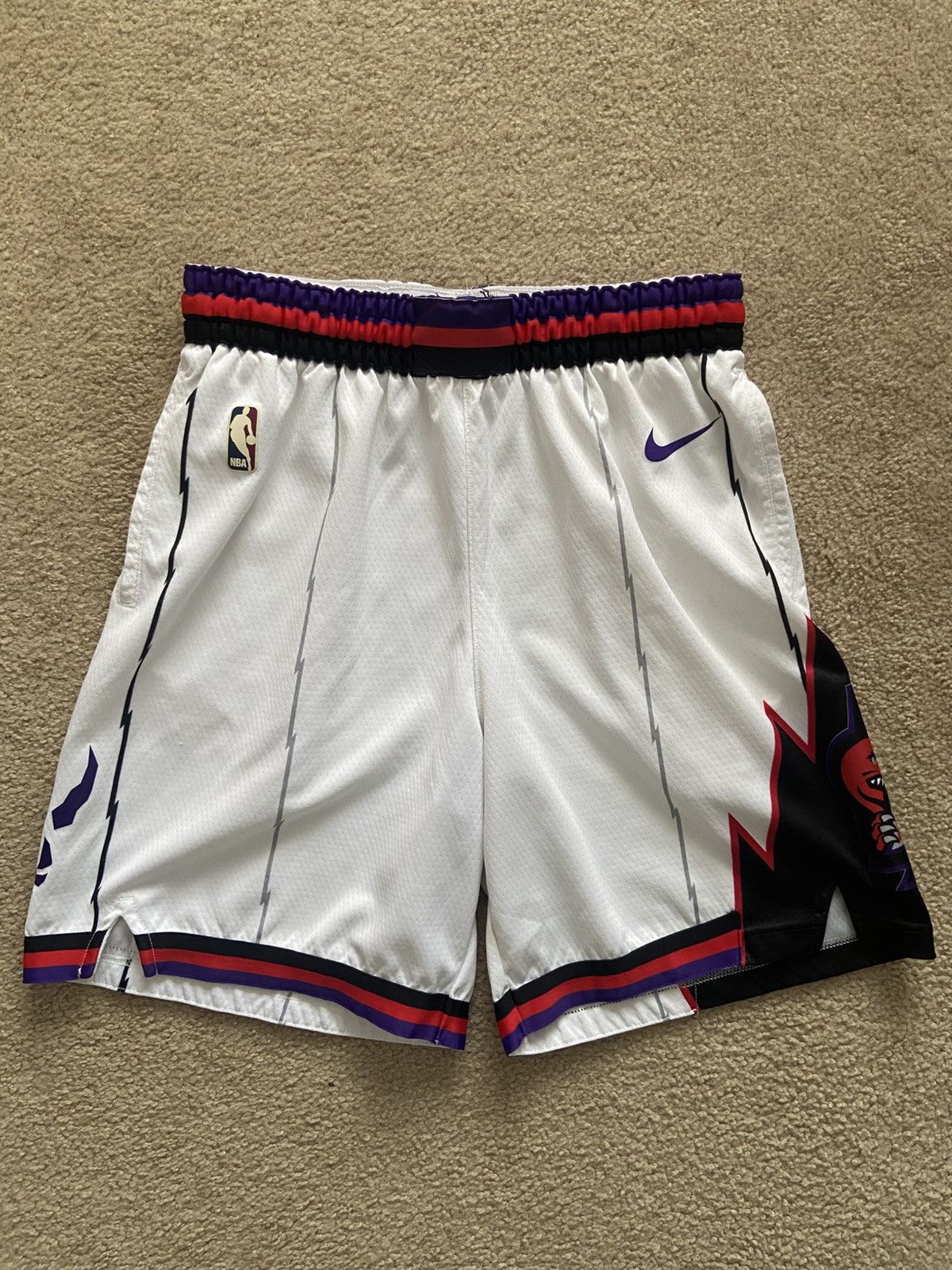 Nike Nike Toronto Raptors Retro Shorts Size US 34 / EU 50 - 1 Thumbnail