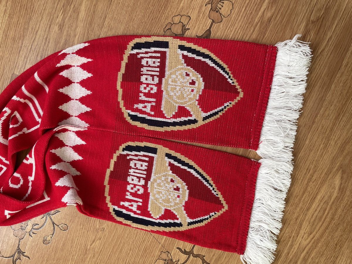 Vintage Vintage Arsenal London Gunners Red Football soccer scarf Size ONE SIZE - 5 Thumbnail