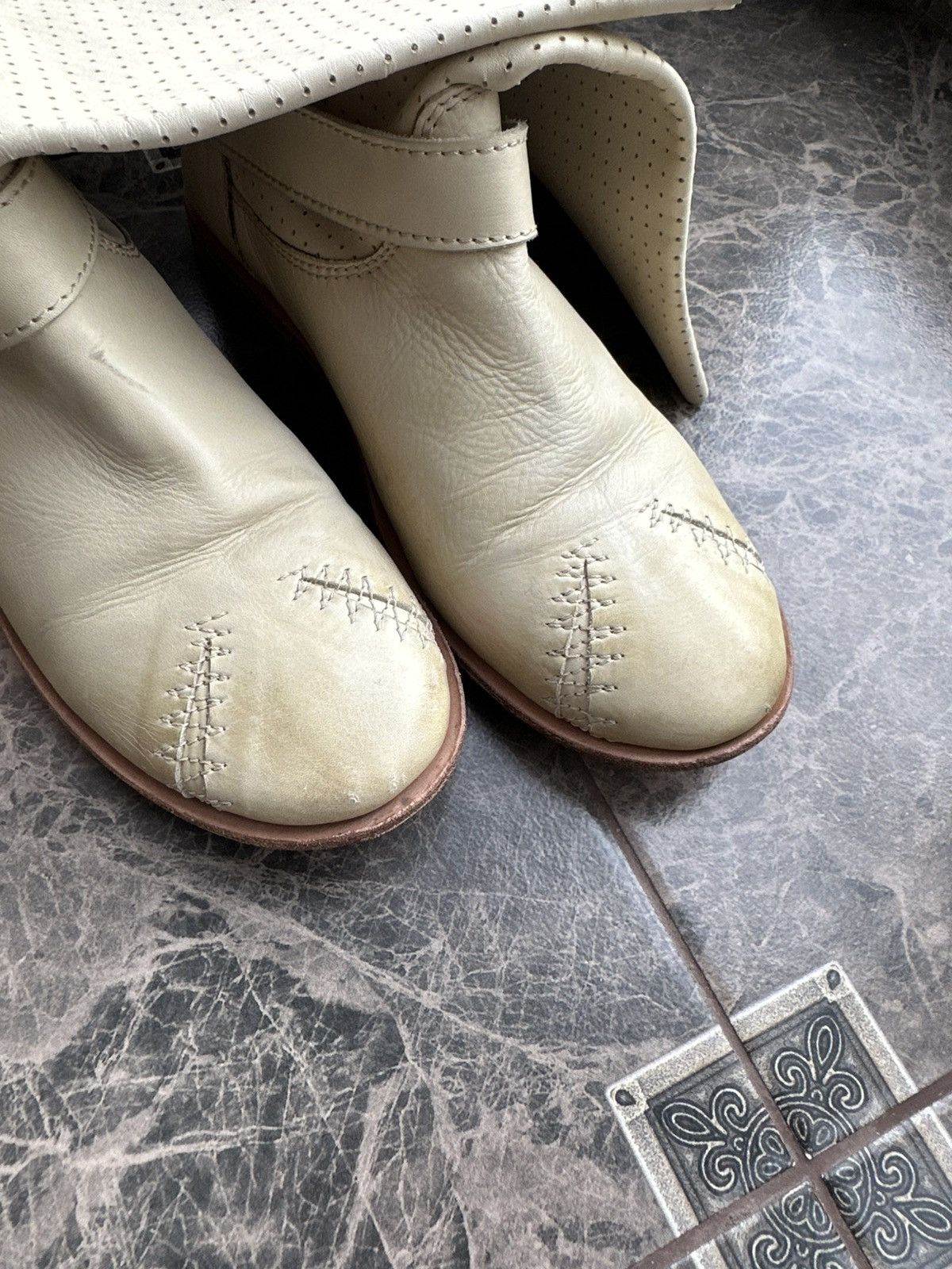 Marithe + Francois Girbaud Vintage Marithé François Girbaud Leather Ankle Boots Women Size US 8.5 / IT 38.5 - 11 Thumbnail