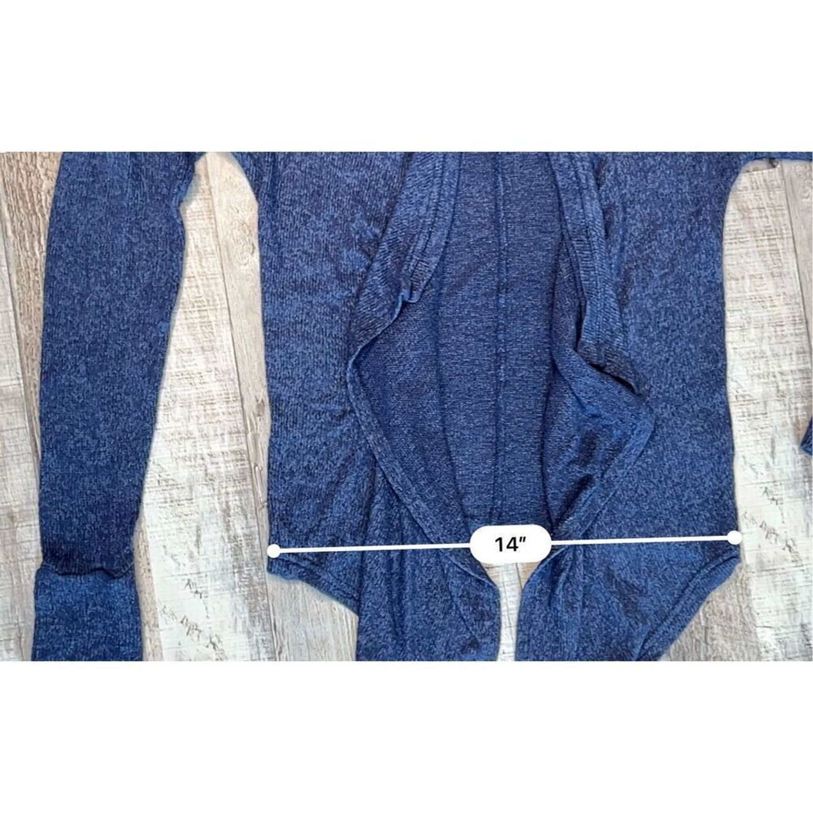 American Eagle Outfitters American Eagle Blue Open Shrug Cardigan Sweater MEDIUM Size M / US 6-8 / IT 42-44 - 7 Thumbnail