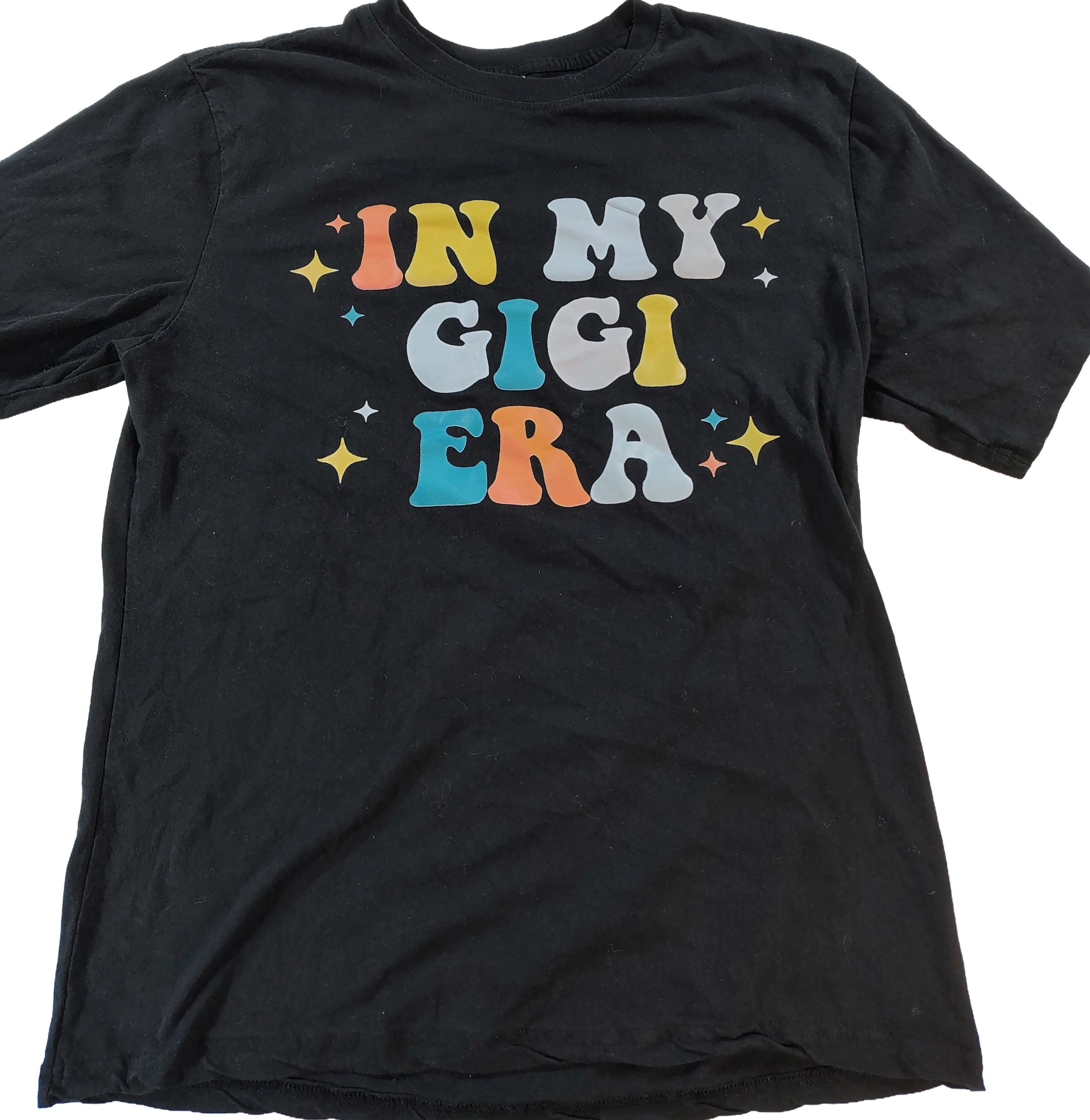 Other Women's Black Large In My Gigi Era Graphic T-Shirt Size L / US 10 / IT 46 - 1 Thumbnail