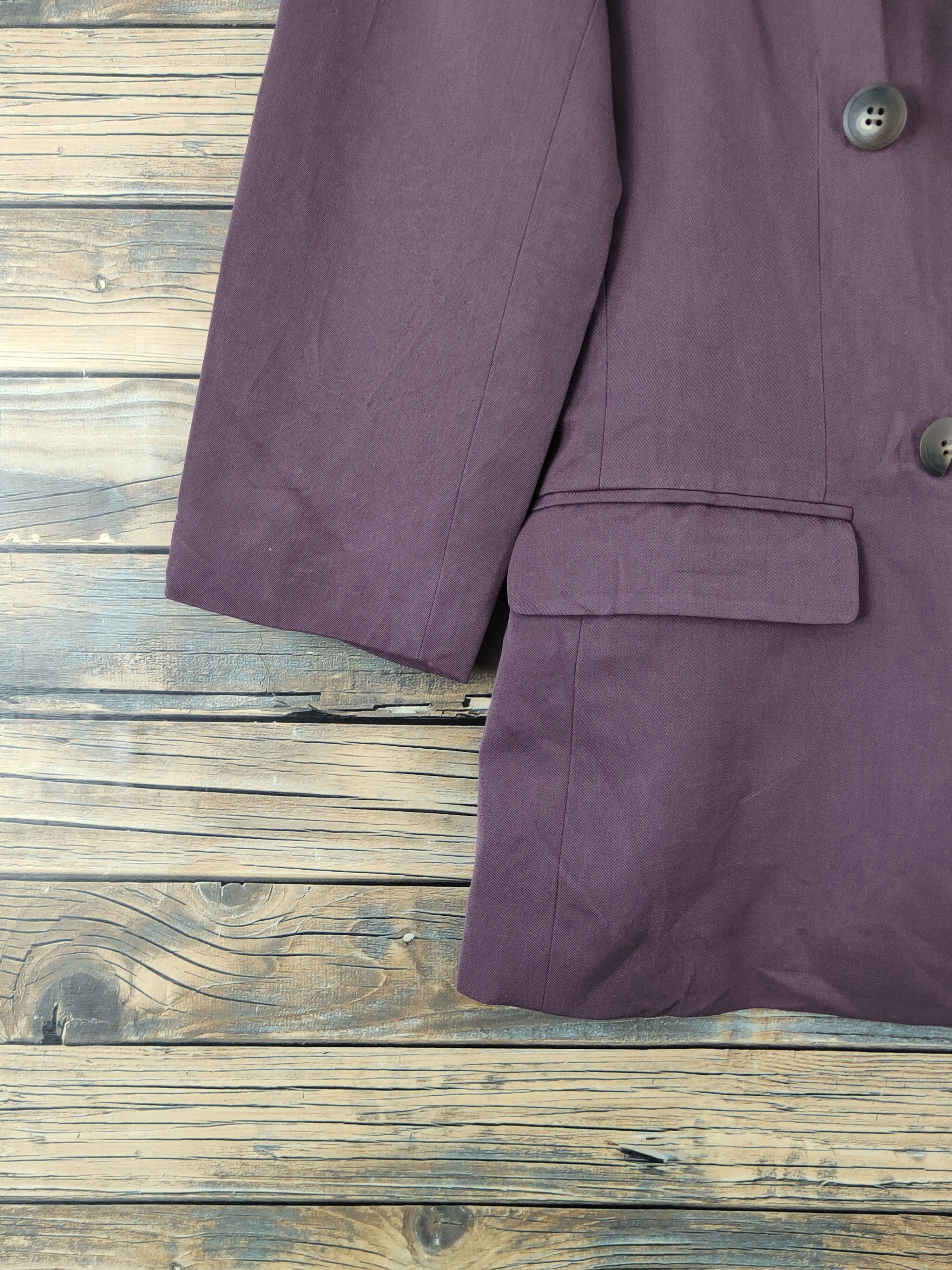 Japanese Brand × Vintage Retro Designer by B.B.N.Y Purple Blazers Size M / US 6-8 / IT 42-44 - 5 Thumbnail
