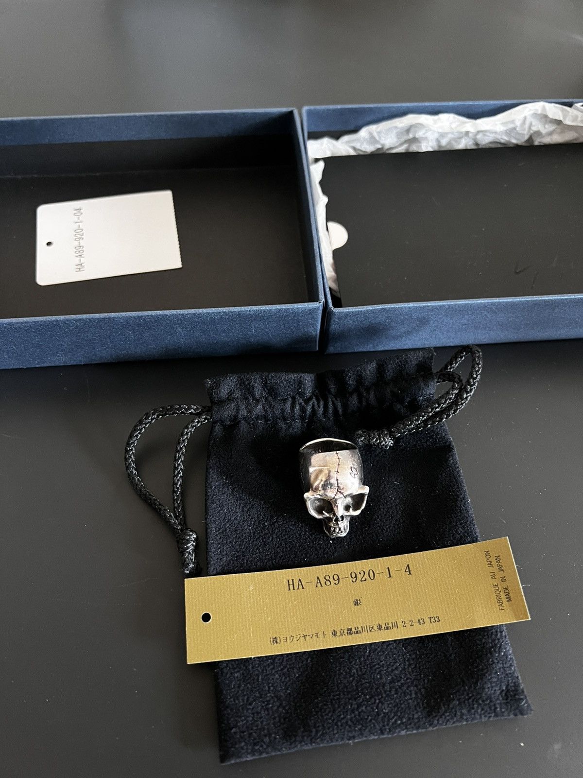 Yohji Yamamoto Gothic Yohji Yamamoto Alien Skull Ring JP16 Size ONE SIZE - 6 Thumbnail