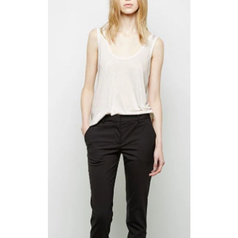 The Row Roger White Gauzy Scoop Neck Tank Top size S Semi Sheer Size S / US 4 / IT 40 - 11 Thumbnail