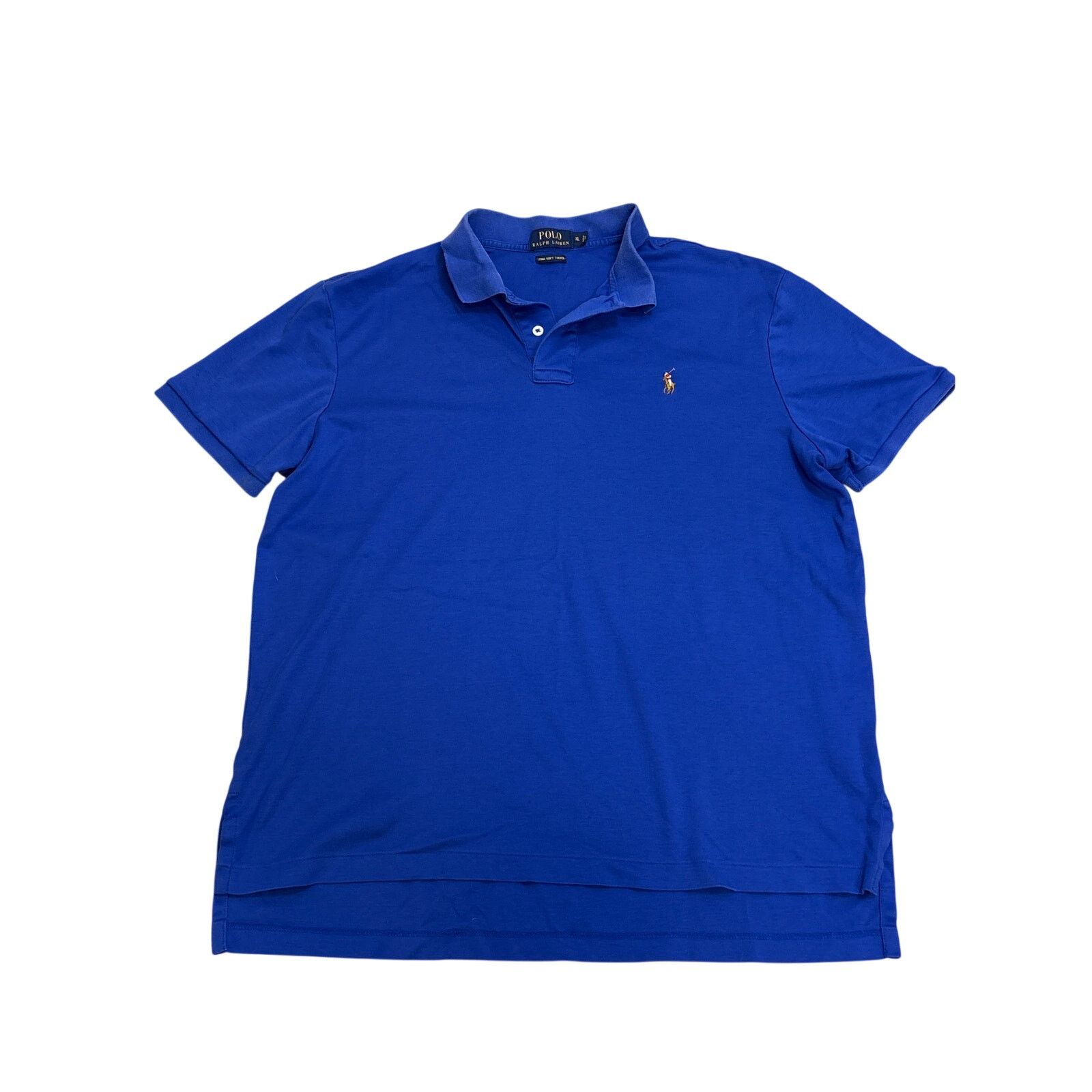Polo Ralph Lauren Polo Ralph Lauren PrimaSoft Touch XL blue short sleeve shirt Size US XL / EU 56 / 4 - 1 Thumbnail