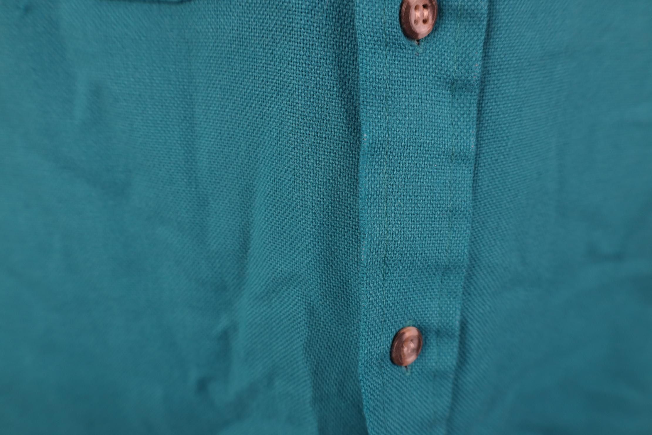 Vintage Vintage 70s 80s Streetwear Knit Double Pocket Button Shirt Size US L / EU 52-54 / 3 - 11 Thumbnail