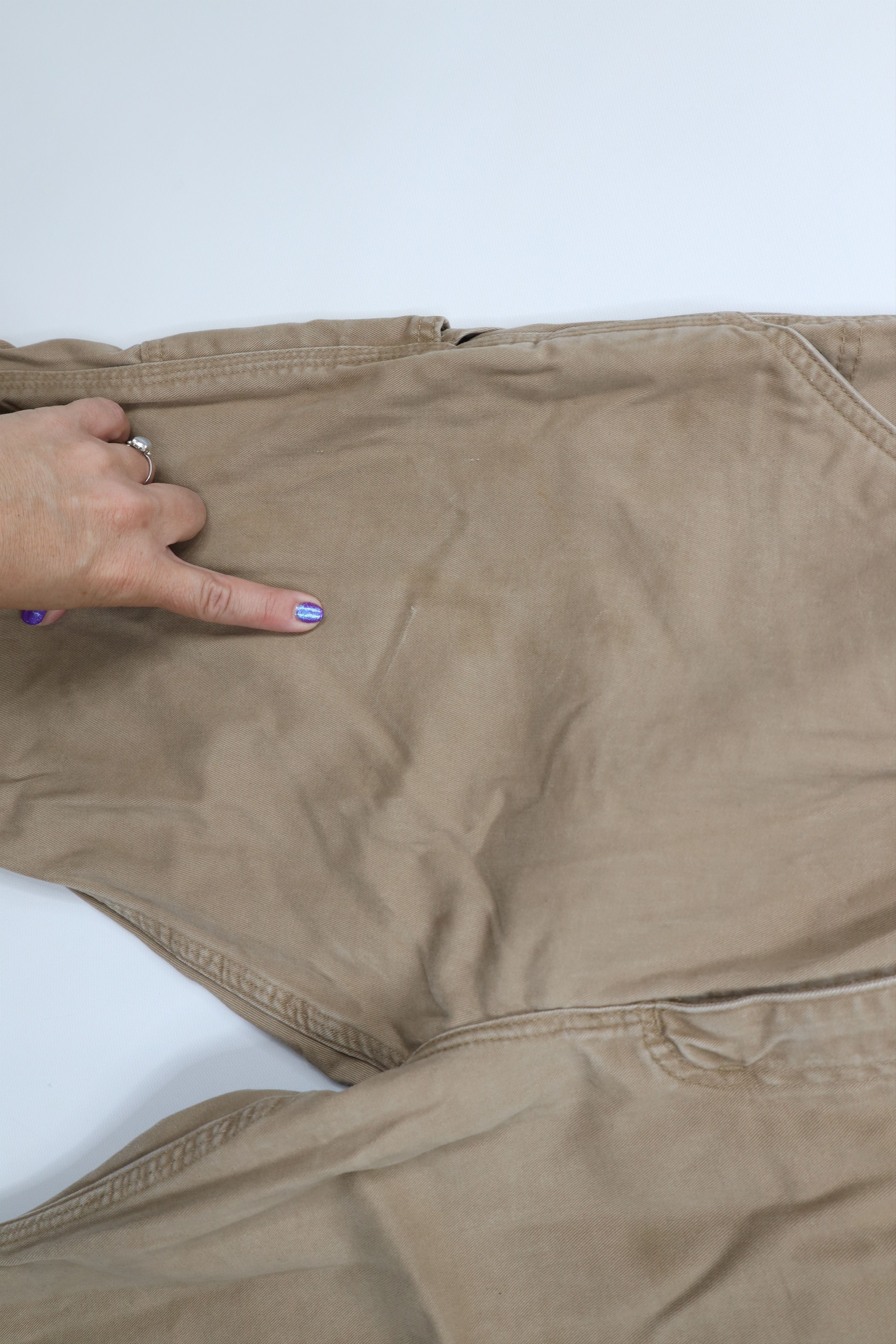 Carhartt Vintage Carhartt Spell Out Wide Leg Dungaree Pants Khaki Size US 38 / EU 54 - 5 Thumbnail