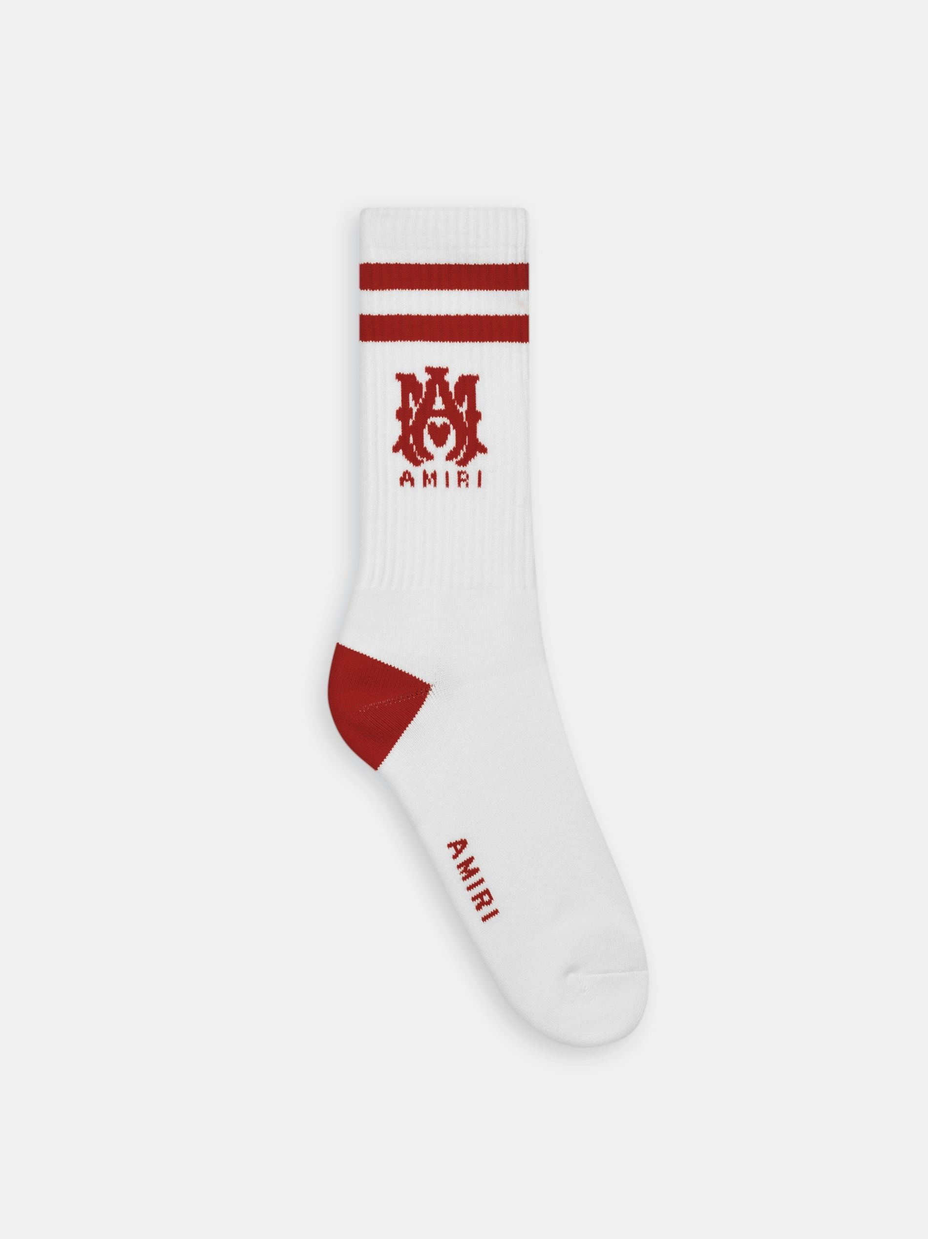 Amiri o1s1wg110525 Size: OS / MA Stripe Socks in Red/White Size ONE SIZE - 1 Thumbnail