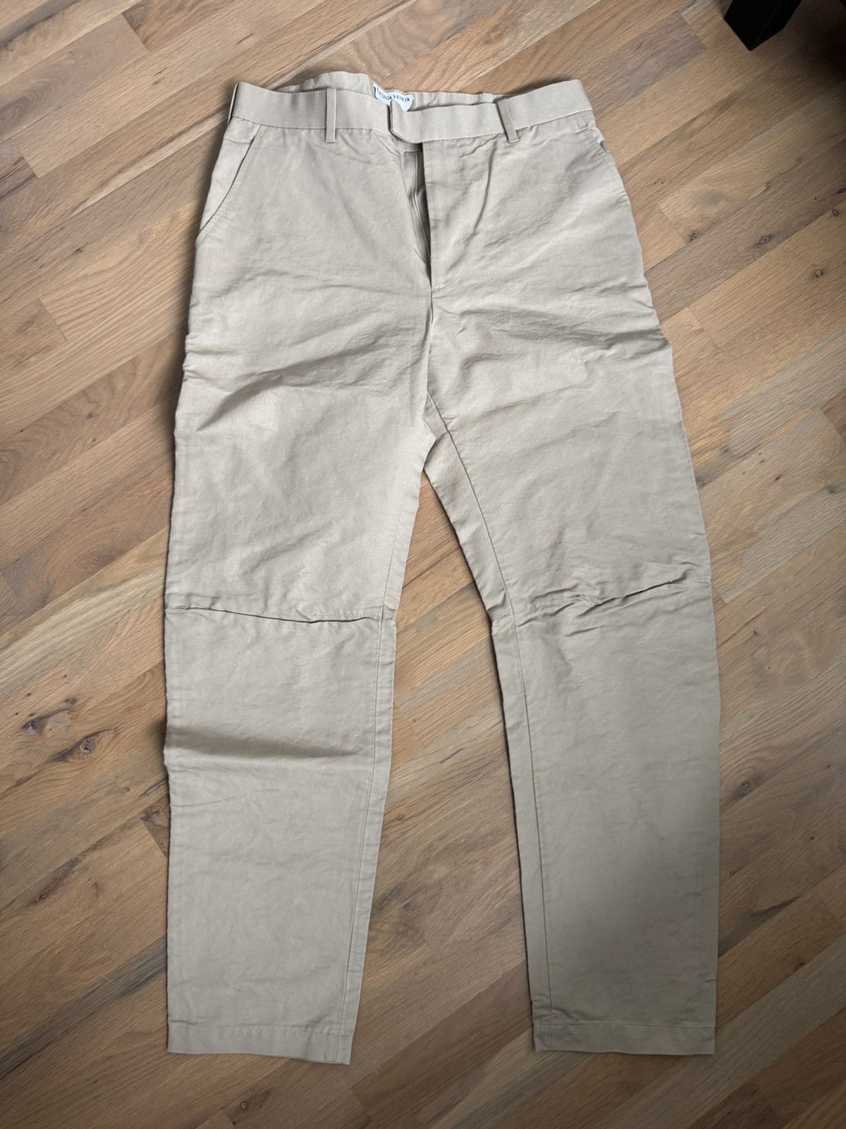 Bottega Veneta Bottega Veneta Tan Tapered Chinos Size US 30 / EU 46 - 1 Thumbnail
