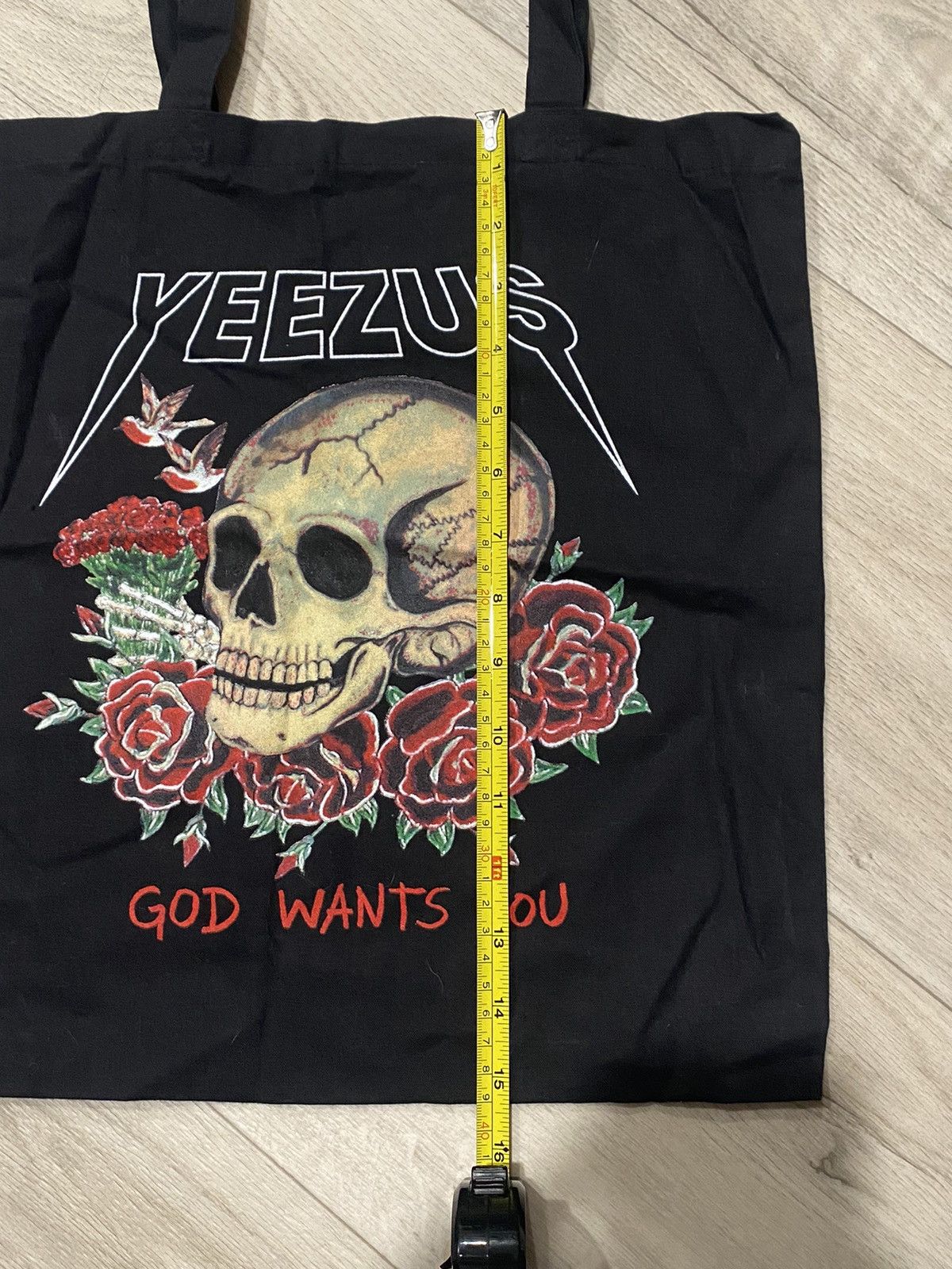 Kanye West Kanye West Ye Yeezus Canvas Tote Bag Size ONE SIZE - 7 Thumbnail