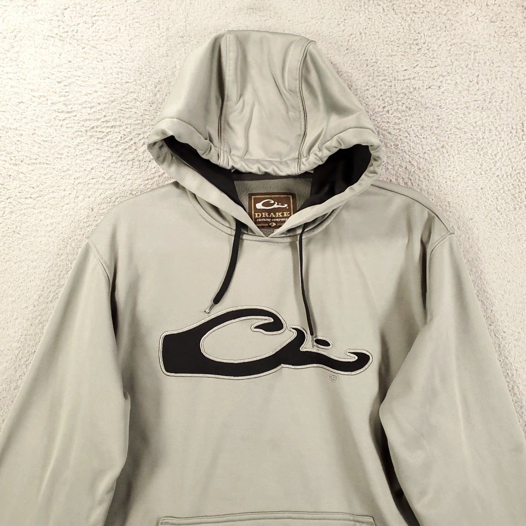 Vintage VINTAGE Drake Waterfowl Hoodie Pullover Jacket Mens Small Gray Duck Hunting Hooded Size US S / EU 44-46 / 1 - 2 Thumbnail