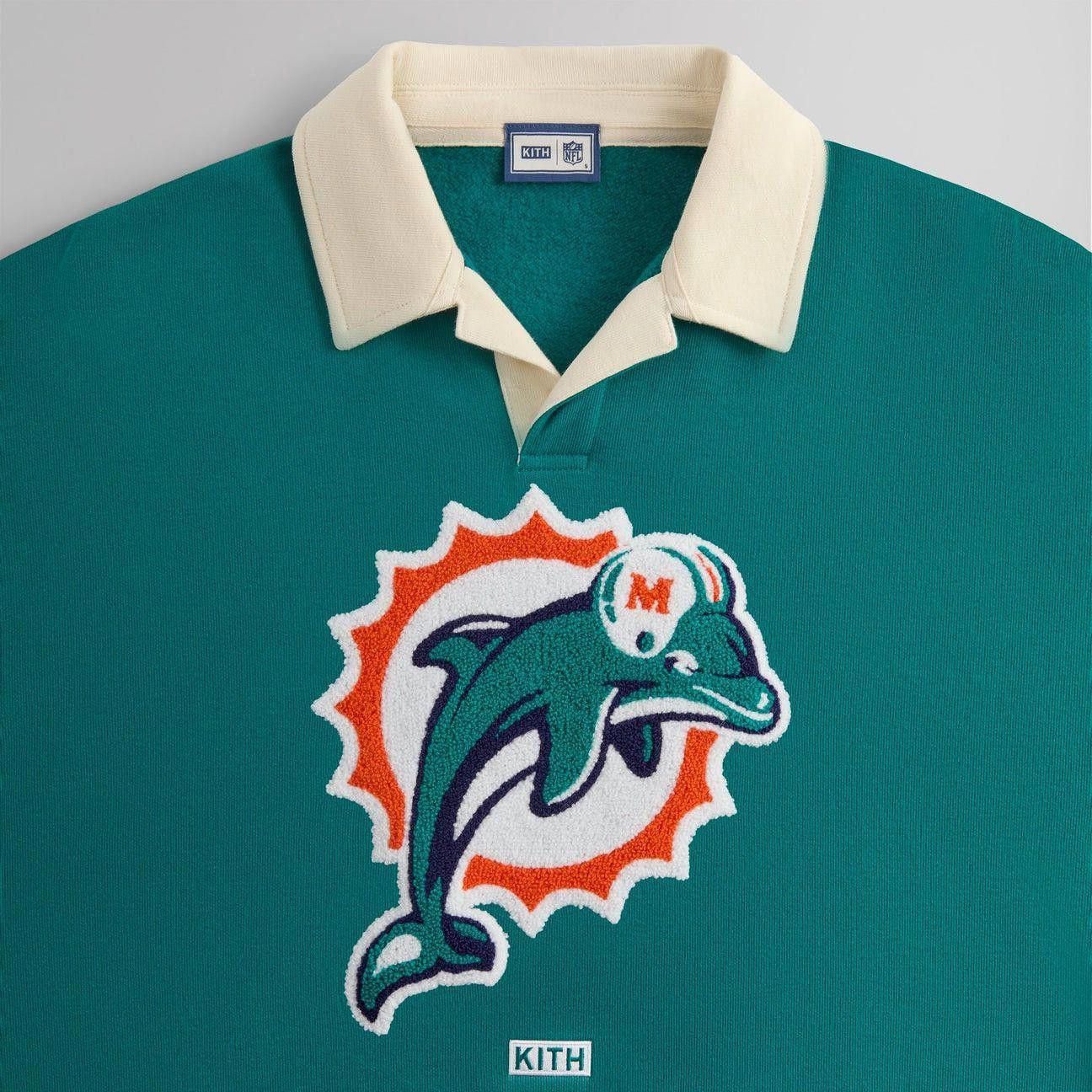 Kith Kith x NFL Dolphins Collared Pullover Size US XL / EU 56 / 4 - 3 Thumbnail