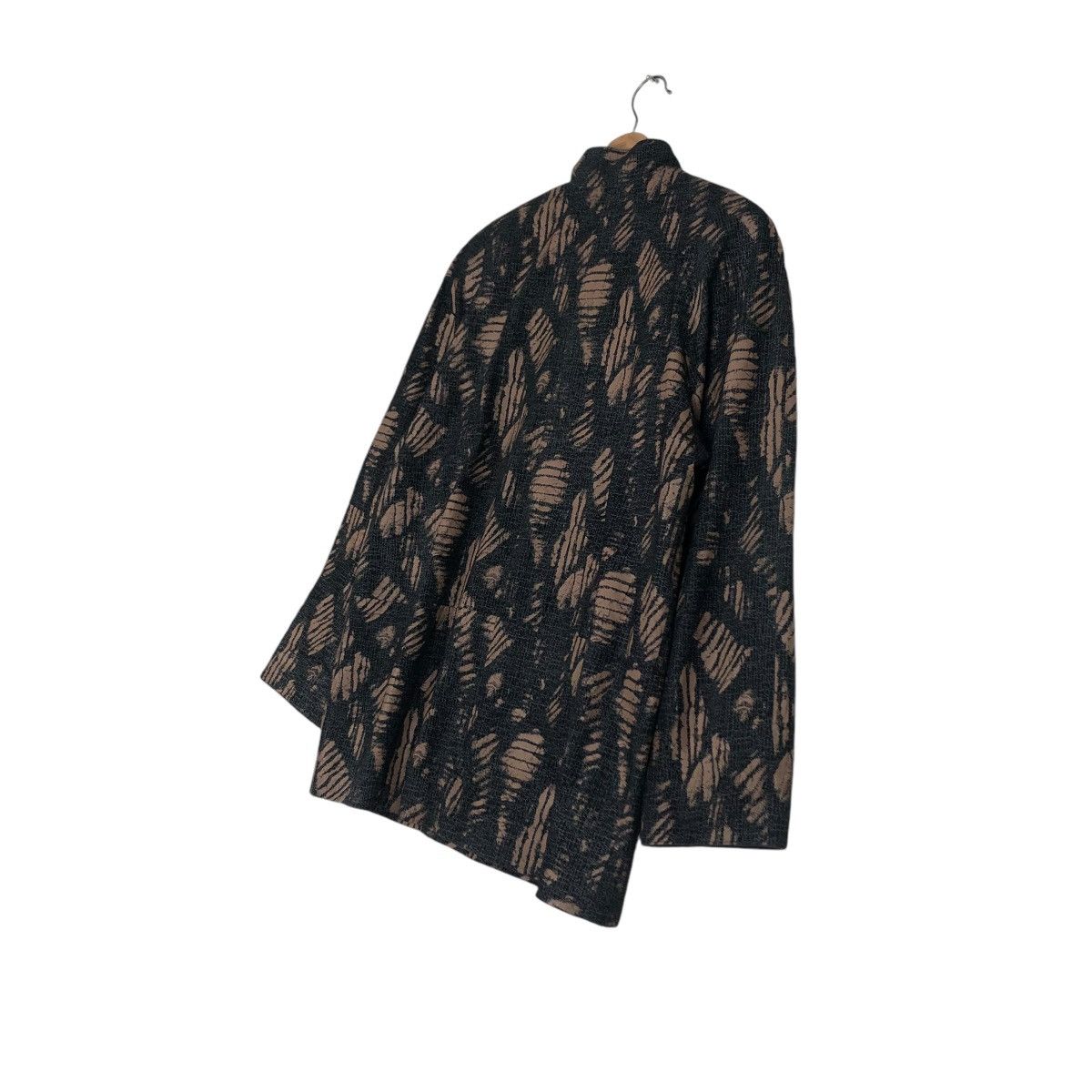 Japanese Brand 🔥VINTAGE LEATHER BUTTON JACKET FLORAL FERAUD ISSEY MIYAKE Size M / US 6-8 / IT 42-44 - 10 Thumbnail