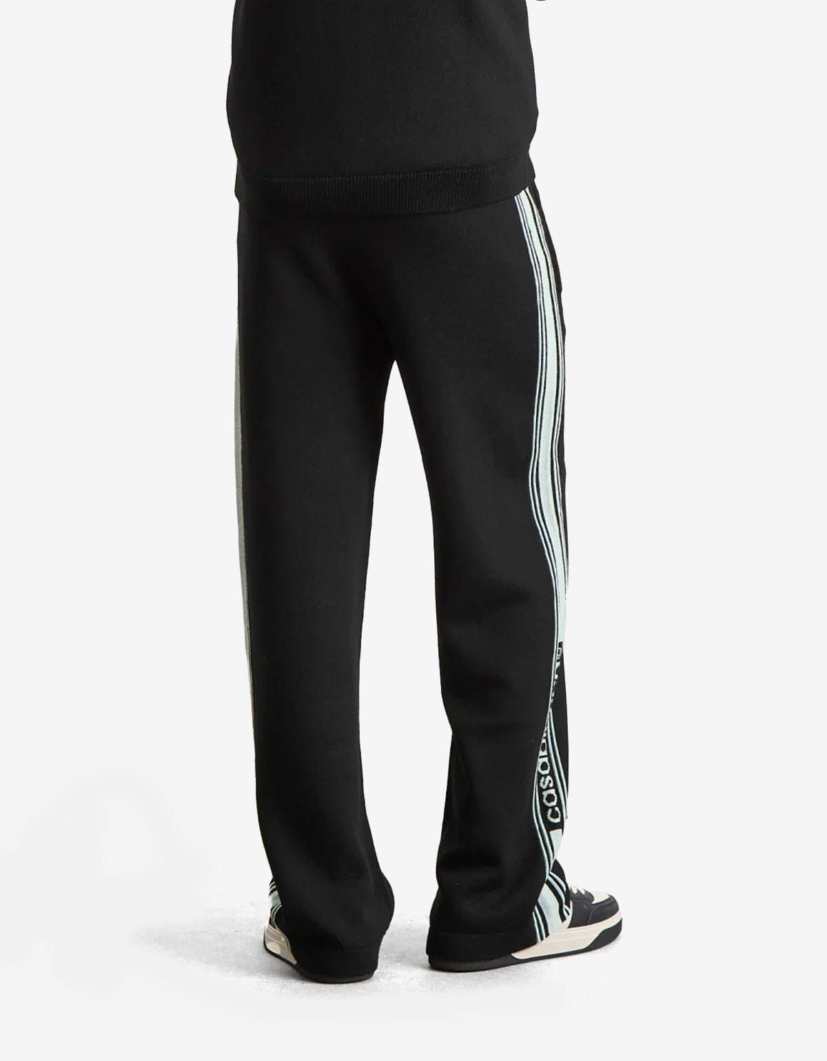 Casablanca Casablanca Black Merino Wool Track Pants Size US 34 / EU 50 - 2 Thumbnail