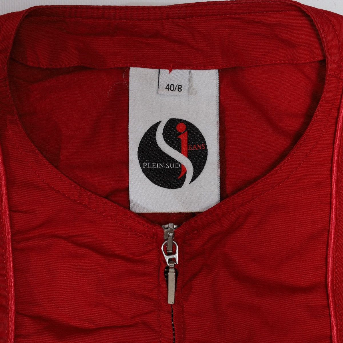 plein sud Plein Sud Jeans Vintage Red Sport Jacket Fishnet Size S / US 4 / IT 40 - 8 Thumbnail