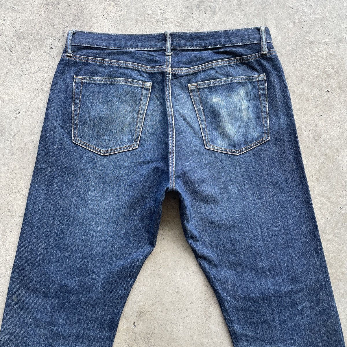 Japanese Brand Vintage Japanese Selvedge Jeans Faded Distressed Denim Pants Size US 34 / EU 50 - 9 Thumbnail