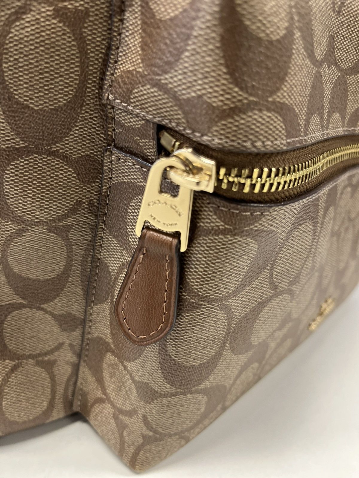 Coach COACH Charlie Medium Leather backpack Size ONE SIZE - 7 Thumbnail