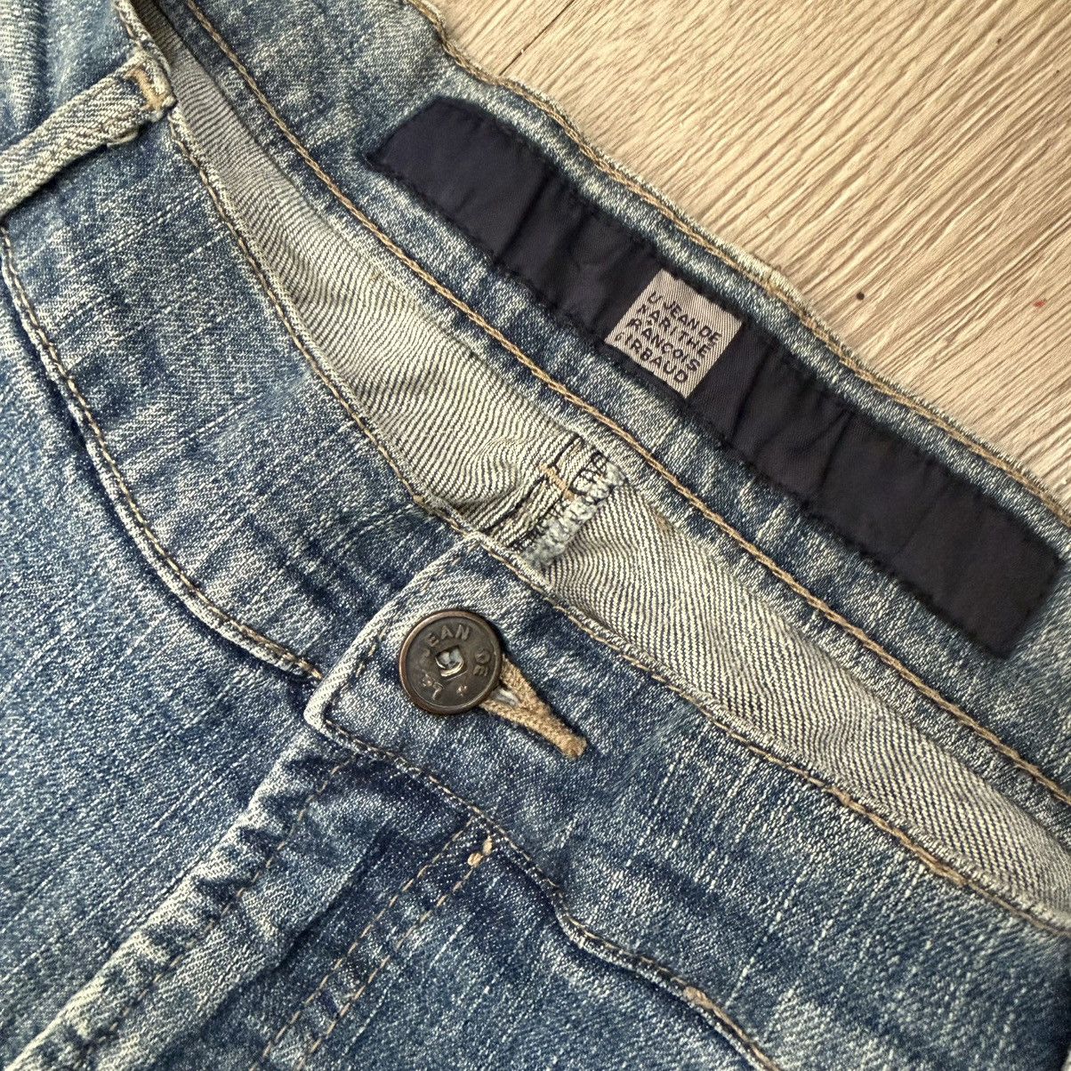 Marithe + Francois Girbaud 2000’s Girbaud Strapless Denim Shuttle Jeans sz 38 Size US 38 / EU 54 - 3 Thumbnail