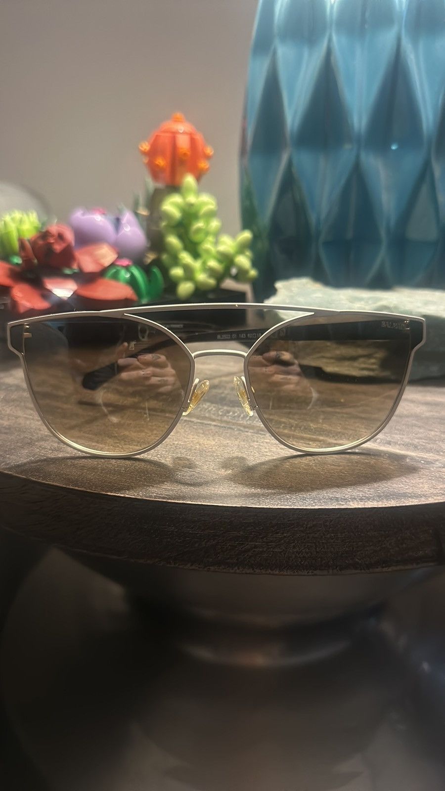 Balmain Balmain Aviator Sunglasses Size ONE SIZE - 6 Thumbnail
