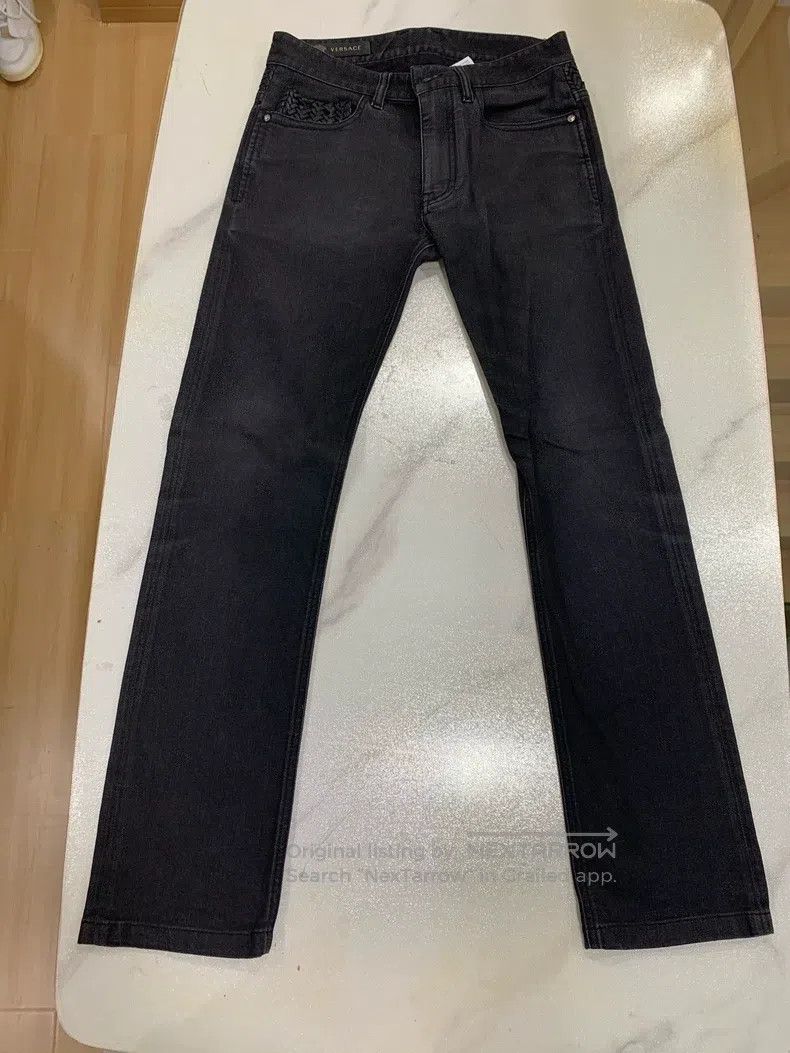 Versace Versace Grey jeans Size US 29 - 1 Thumbnail