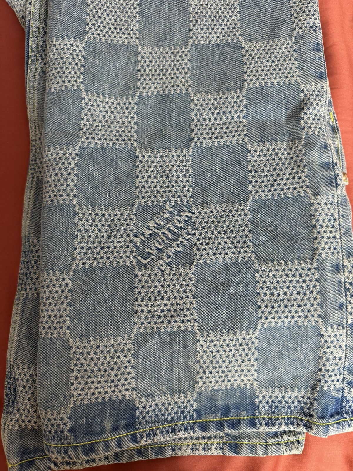 Louis Vuitton Louis Vuitton Damier Denim Checkered Jeans Size US 32 / EU 48 - 2 Thumbnail