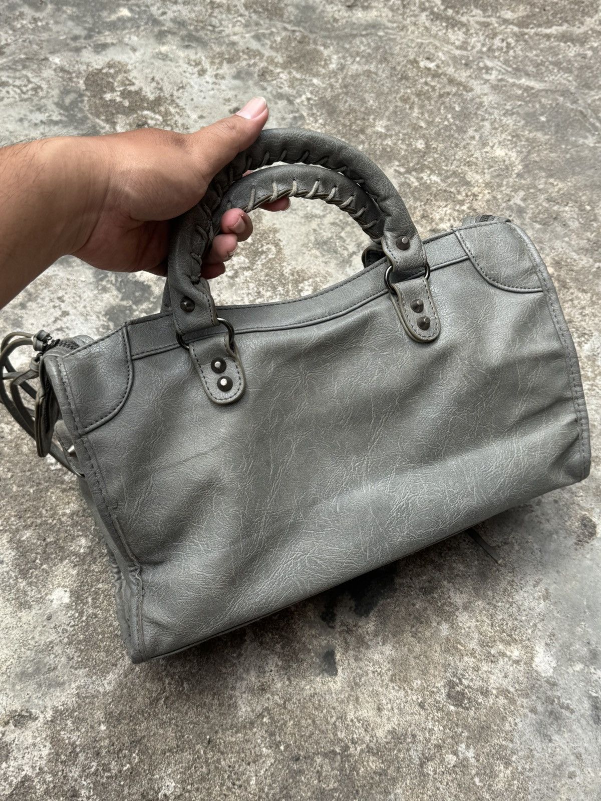 Vintage City Bag Leather Vintage Size ONE SIZE - 4 Thumbnail
