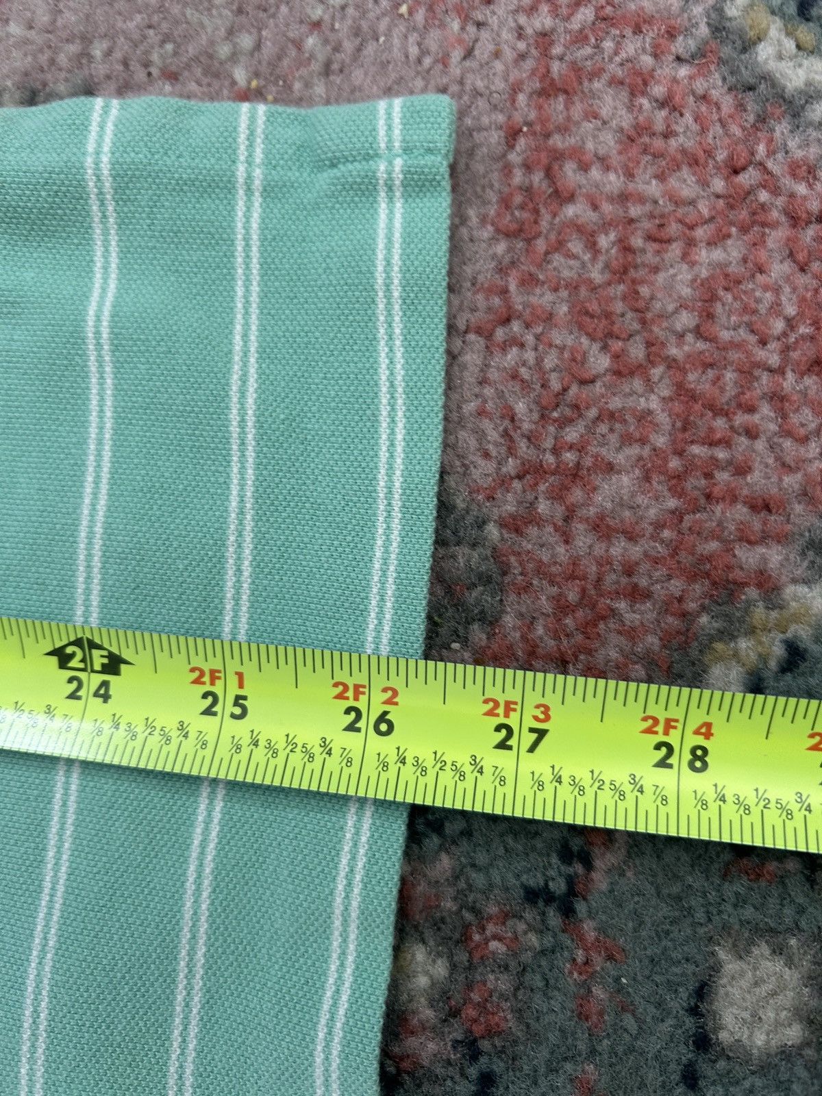 Polo Ralph Lauren Polo Ralph Lauren Green Striped Polo Size US S / EU 44-46 / 1 - 6 Thumbnail