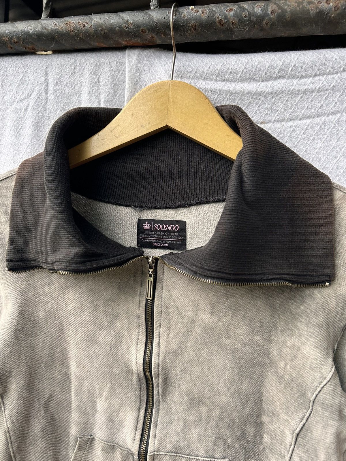 14th Addiction Japanese soonoo zipper wings cropped style Ifsixwasnine lgb Size US S / EU 44-46 / 1 - 7 Thumbnail