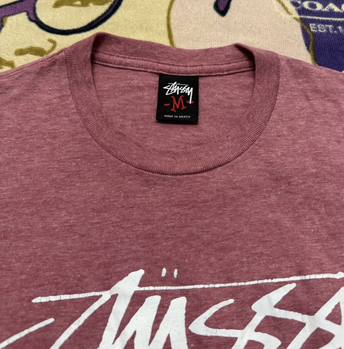 Stussy STUSSY 50% Cotton 50% Polyester Mexico Tee Size US S / EU 44-46 / 1 - 4 Thumbnail