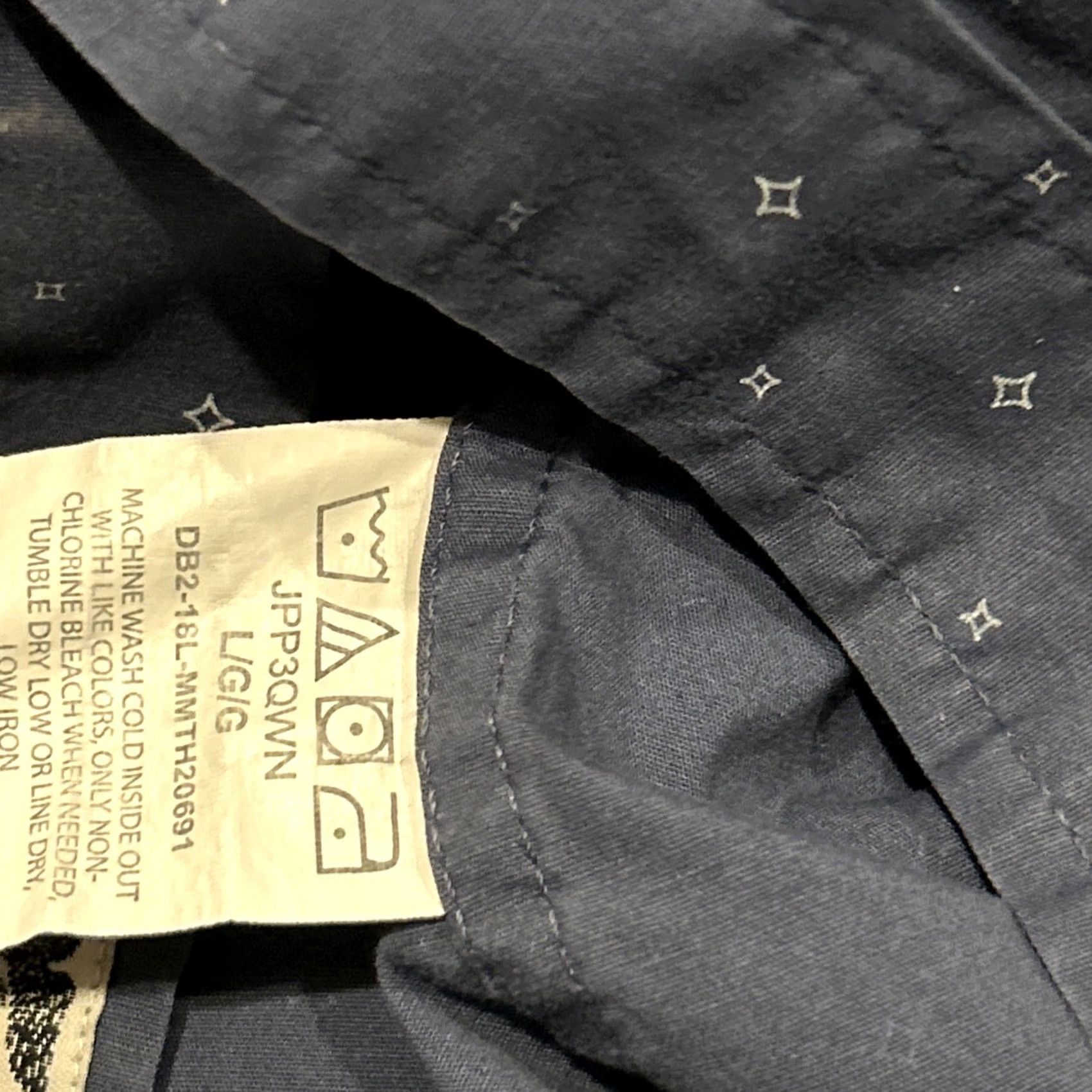 Wrangler Wrangler Shirt Mens L Flex for Comfort Long Sleeve Men Navy Button A30 Size US L / EU 52-54 / 3 - 4 Thumbnail