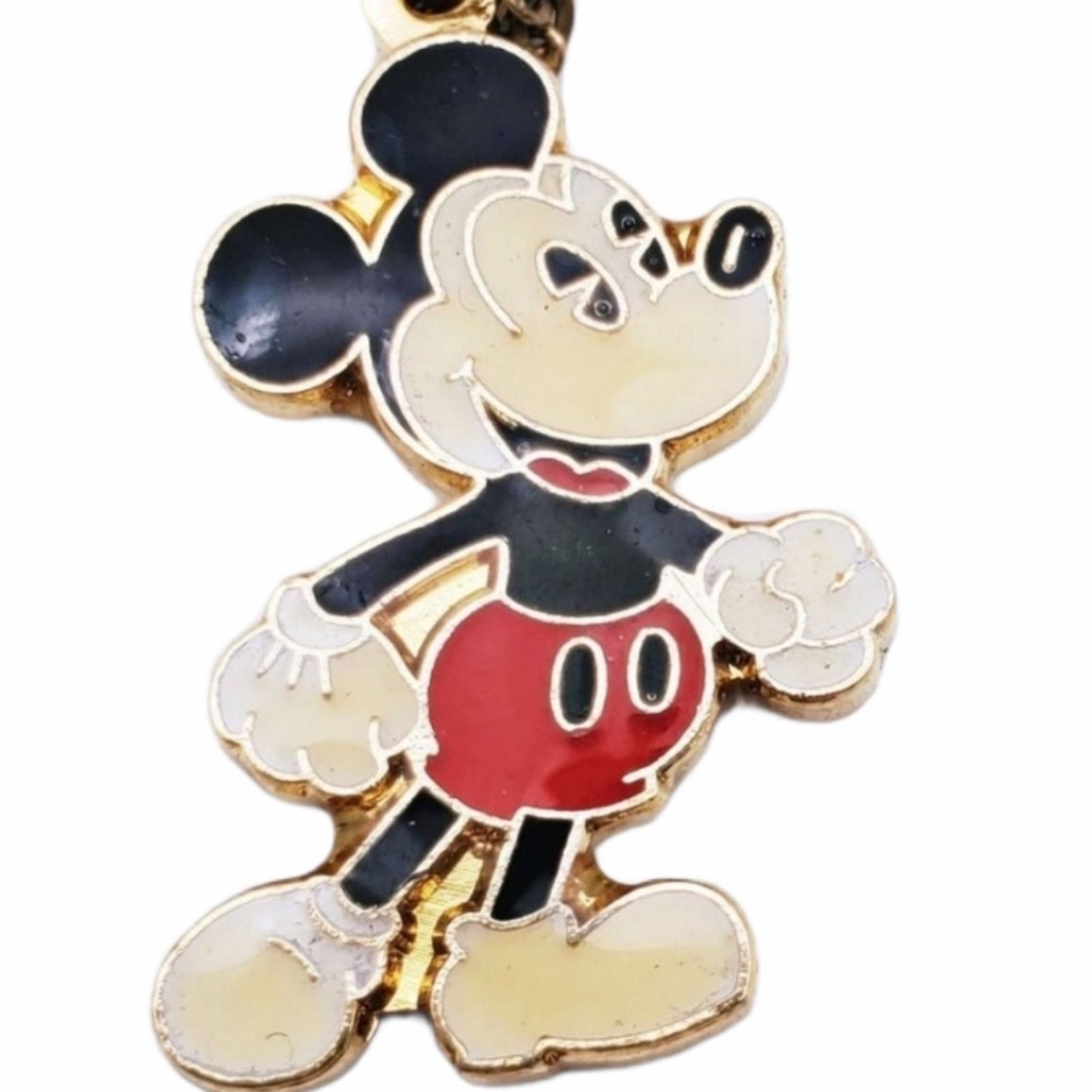 Disney Vintage Disney X R.N. Koch Mickey Dangle Enamel Necklace Size ONE SIZE - 1 Thumbnail