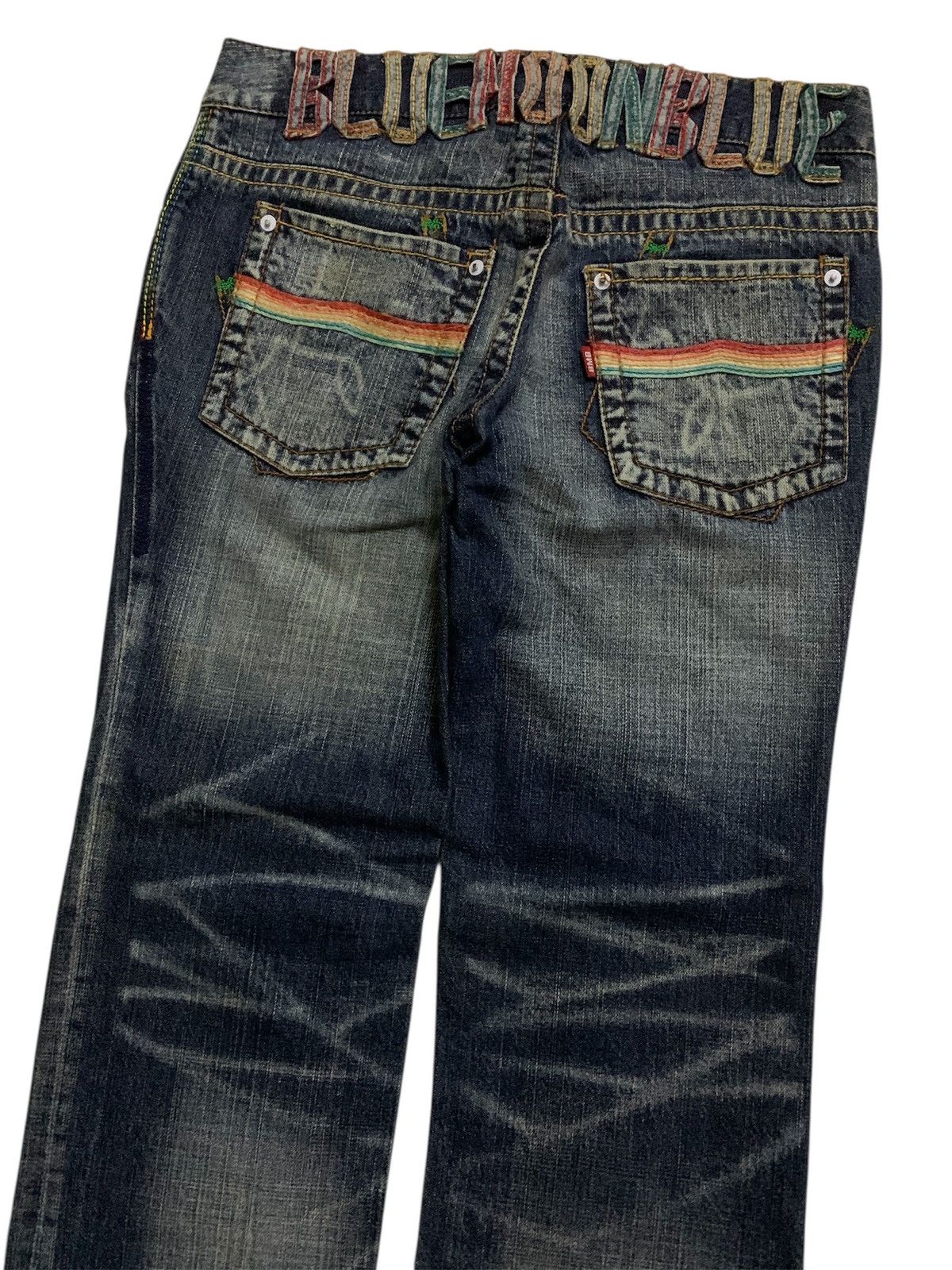 Hysteric Glamour 💥Vintage Japanese Blue Moon Blue Denim Size 32" / US 10 / IT 46 - 6 Thumbnail