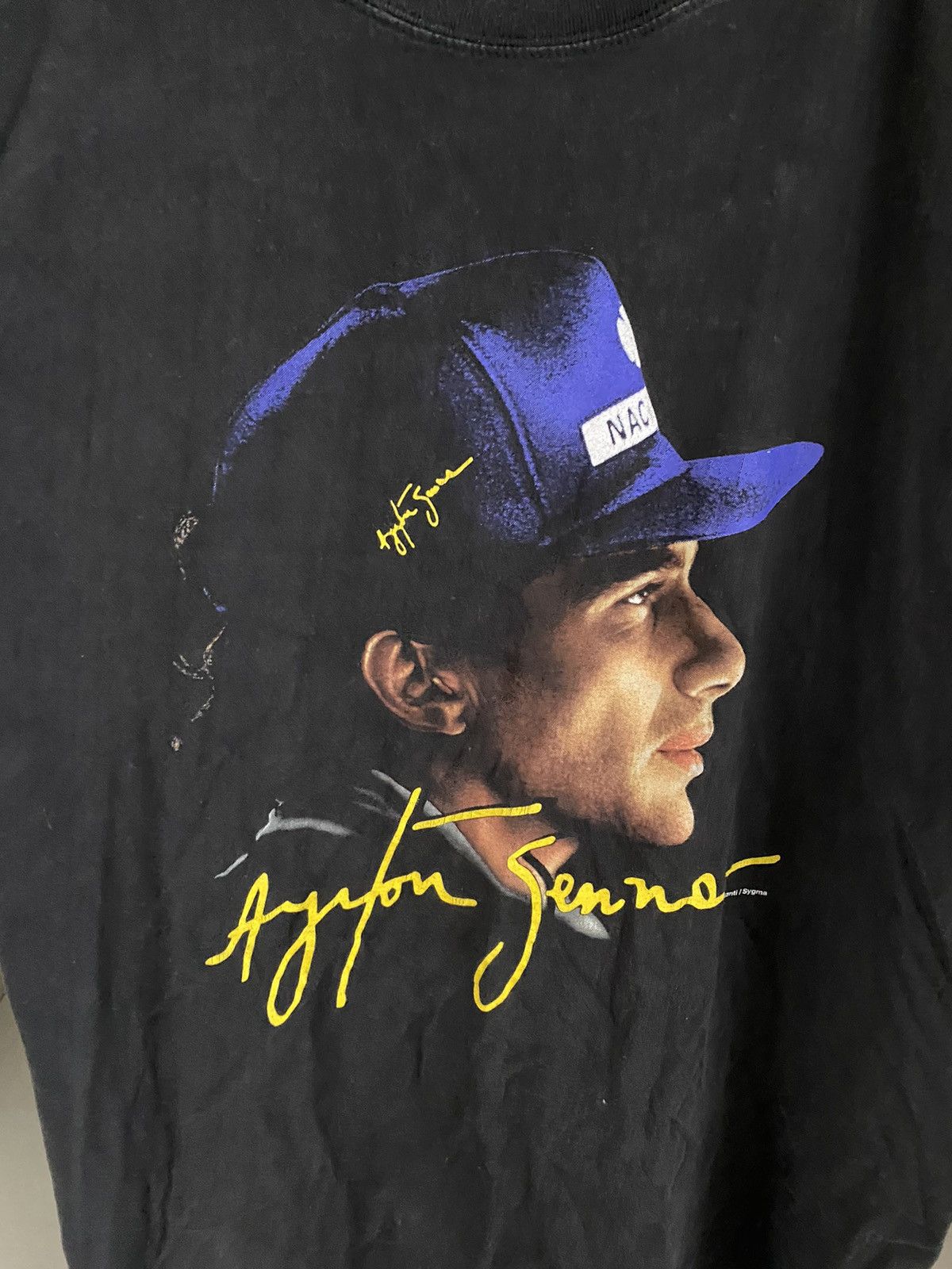 Formula 1 1987 Ayrton Senna Formula 1 World Championship Tee Size US L / EU 52-54 / 3 - 3 Thumbnail