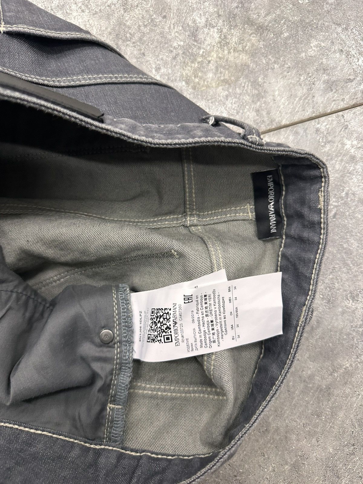 Hysteric Glamour Armani Jeans Gray Jeans Size US 34 / EU 50 - 5 Thumbnail