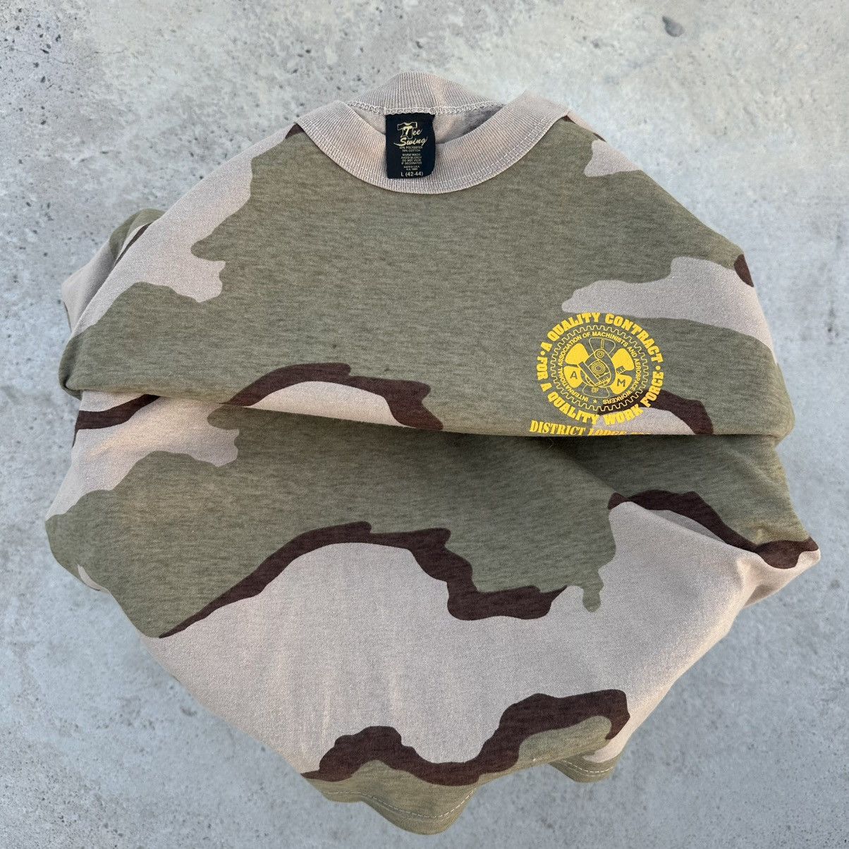 Vintage Desert Camo Us Army 80s 🪖 Size US L / EU 52-54 / 3 - 3 Thumbnail