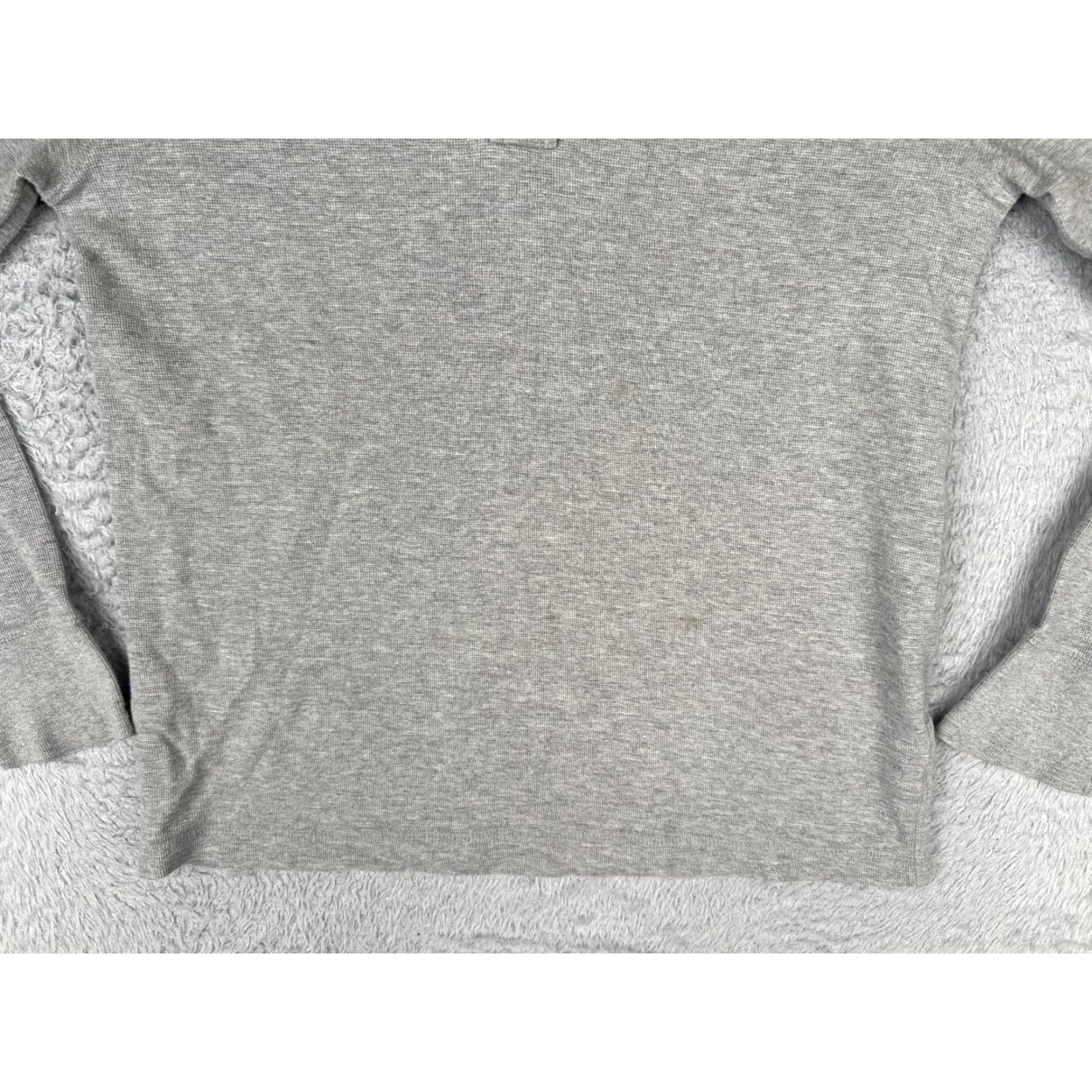 Tommy Hilfiger Tommy Hilfiger Shirt Adult Large Gray Knit Long Sleeve Henley Neck 100% Cotton Size US L / EU 52-54 / 3 - 5 Thumbnail