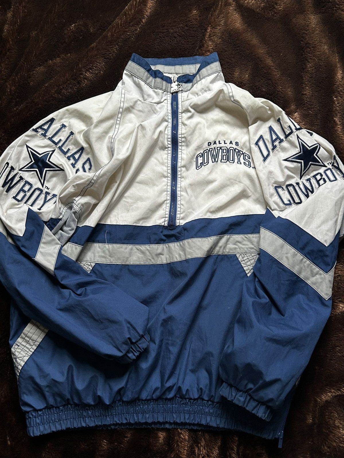 NFL × Starter Starter Dallas Cowboys Windbreaker Size US XL / EU 56 / 4 - 1 Thumbnail