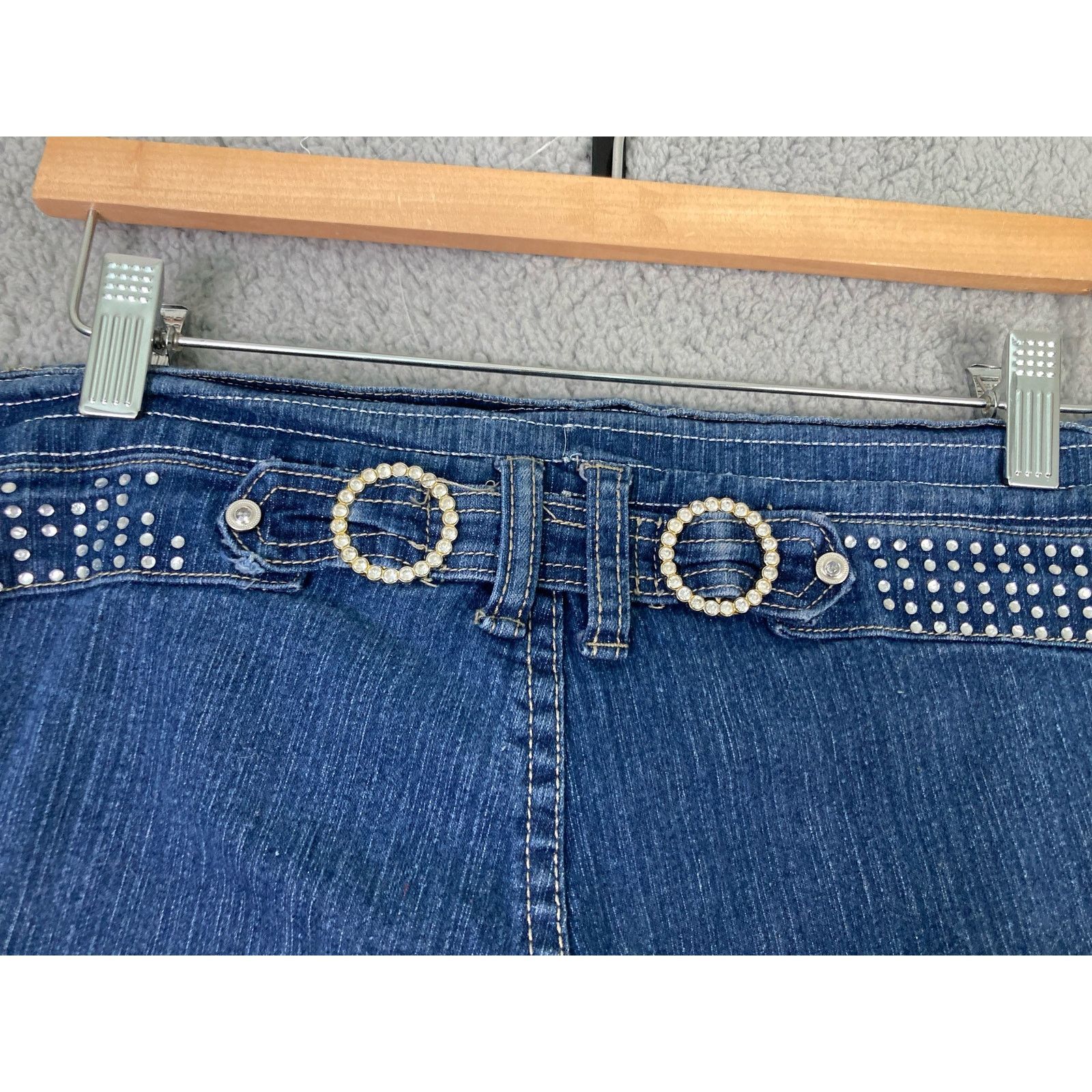 Vintage Women's Jeans Denim Old Skool Size 14 Classic Casual Vintage Size 36" / US 14 / IT 50 - 11 Thumbnail