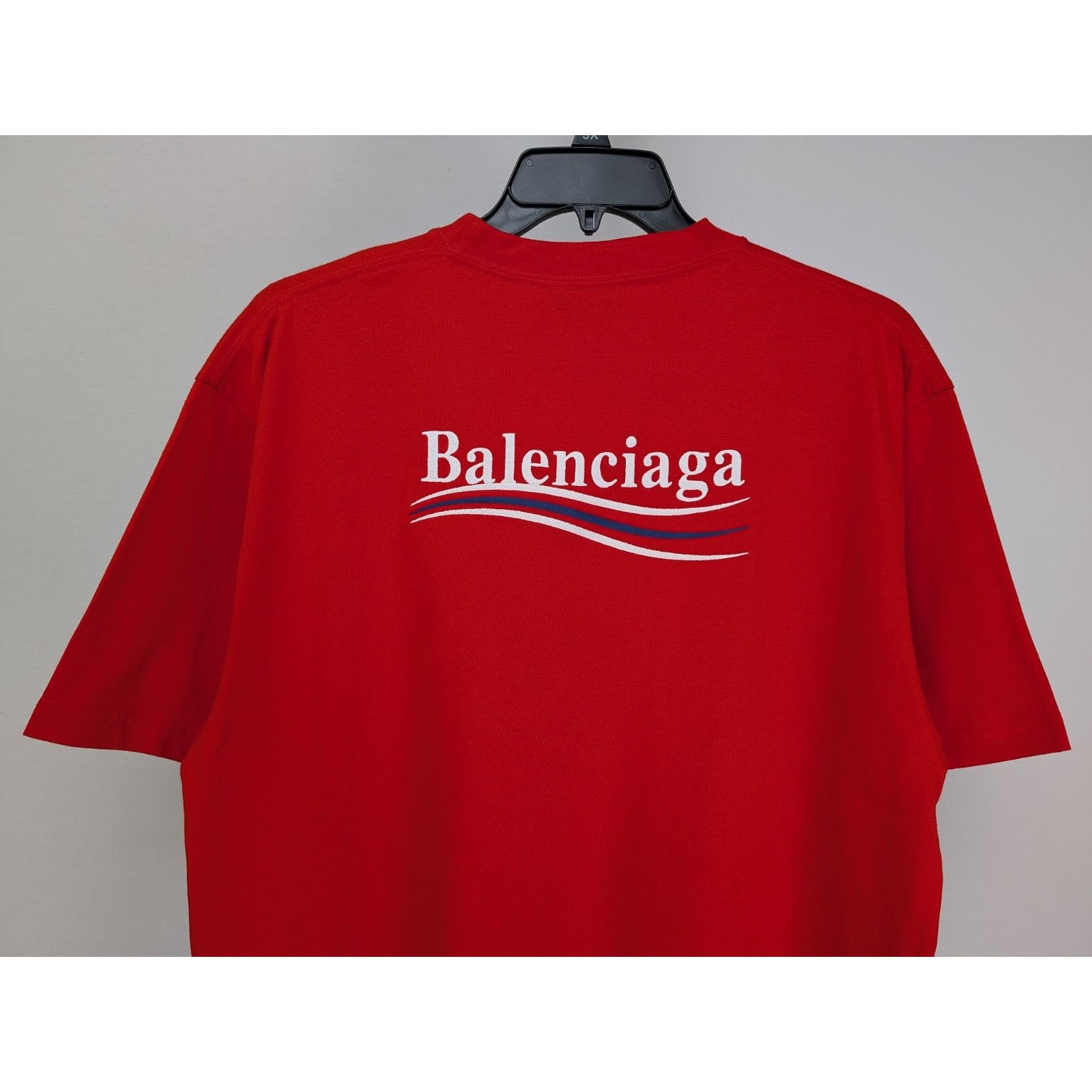 Balenciaga o1rshd1 Q:2 / Embro Pol Campgn Vintage Jersey T-Shirt in Red Size US S / EU 44-46 / 1 - 6 Thumbnail