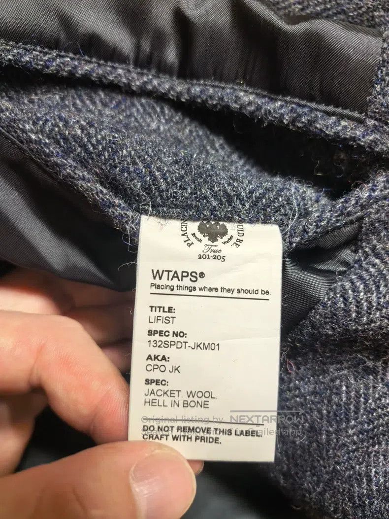 Wtaps Wtaps Two bags of wool for the coat Size US L / EU 52-54 / 3 - 9 Thumbnail