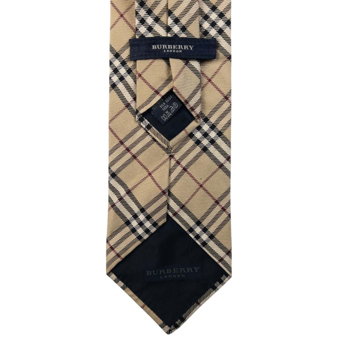 Burberry Vintage Burberry Nova Check Silk Tie Size ONE SIZE - 4 Thumbnail