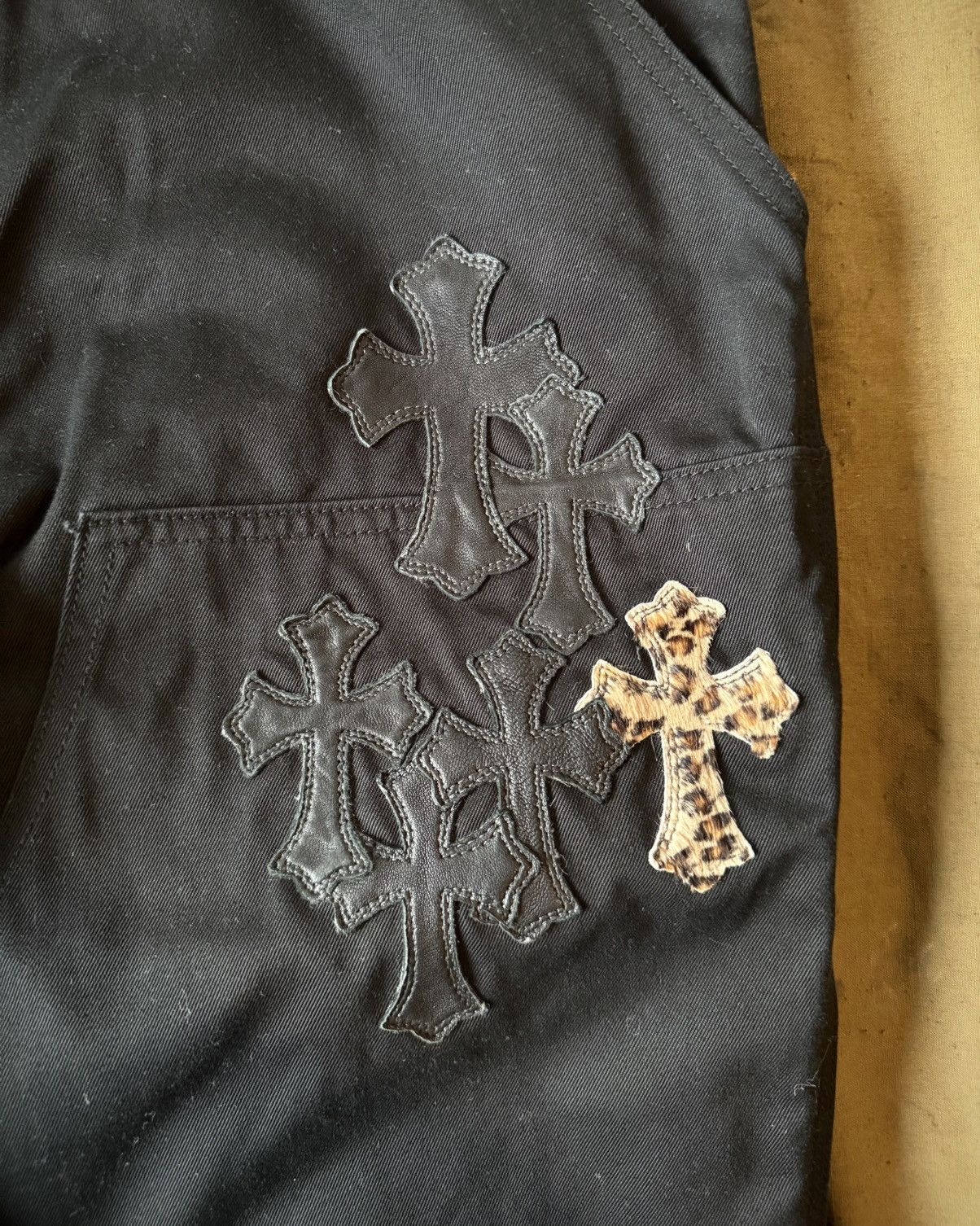 Chrome Hearts Chrome Hearts Double Knee Cross Patch Pants Size US 36 / EU 52 - 3 Thumbnail