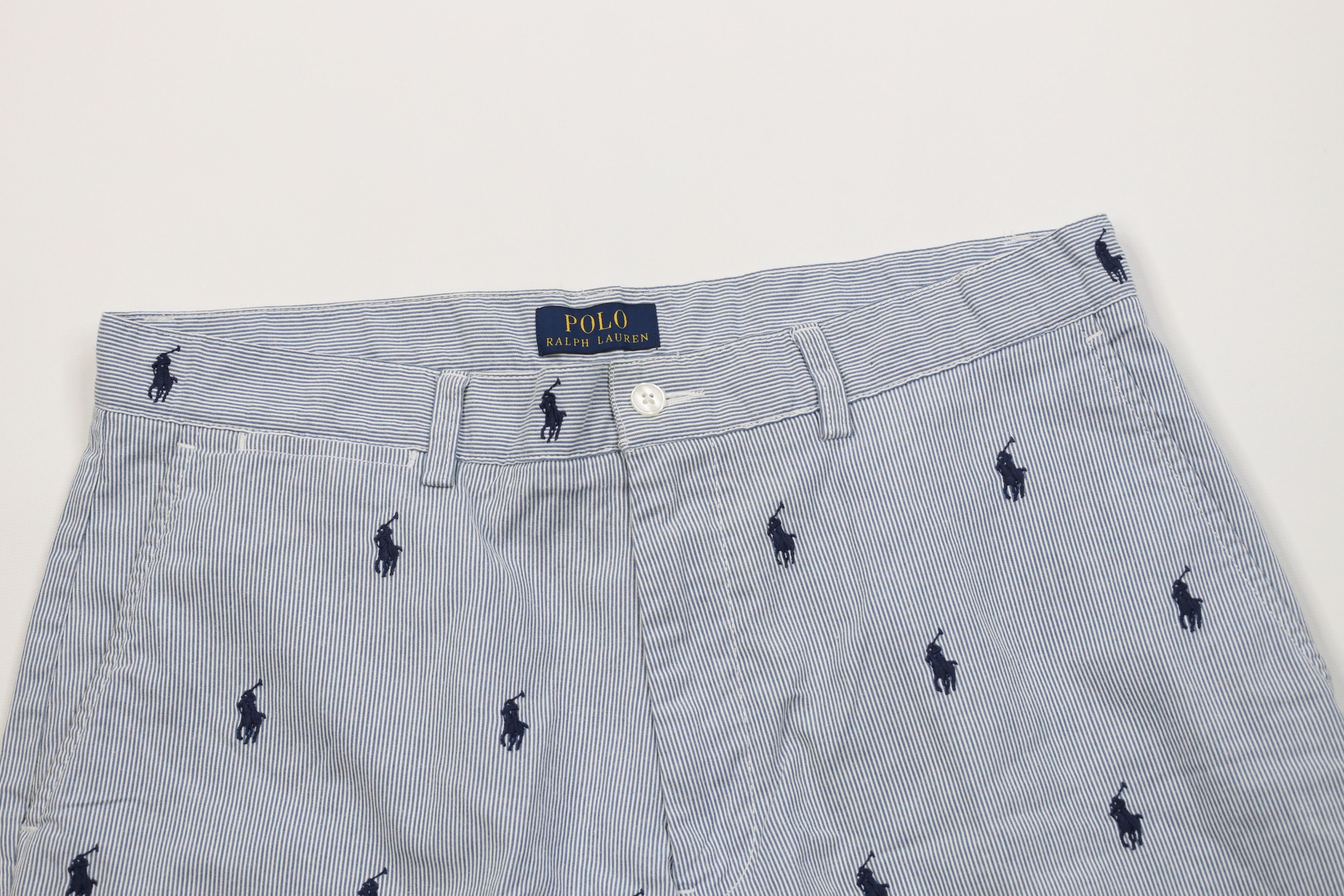 Polo Ralph Lauren Vintage Ralph Lauren Pony All Over Print Chino Shorts Size US 33 - 2 Thumbnail
